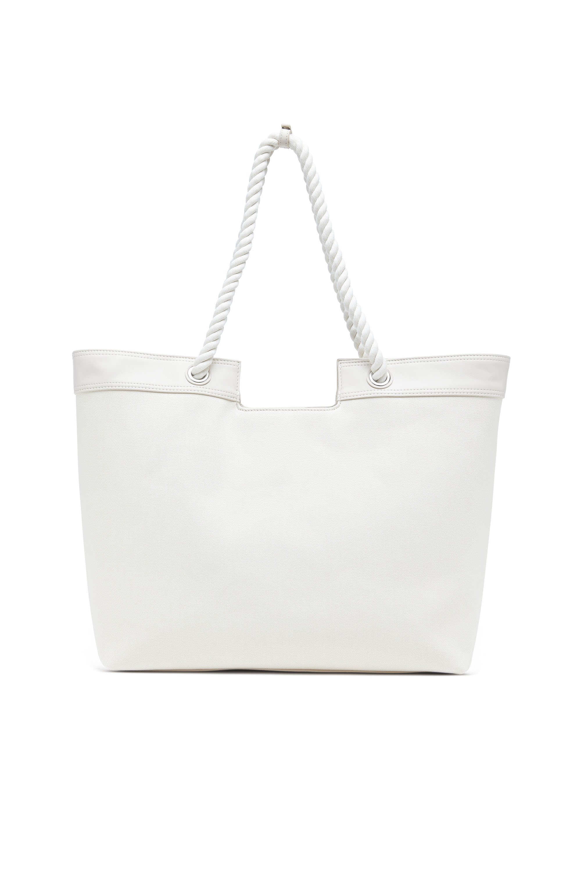 Diesel - DSL 3D SHOPPER EW, Female's Dsl 3D-Shopping bag in Cordura twill in ホワイト - 2