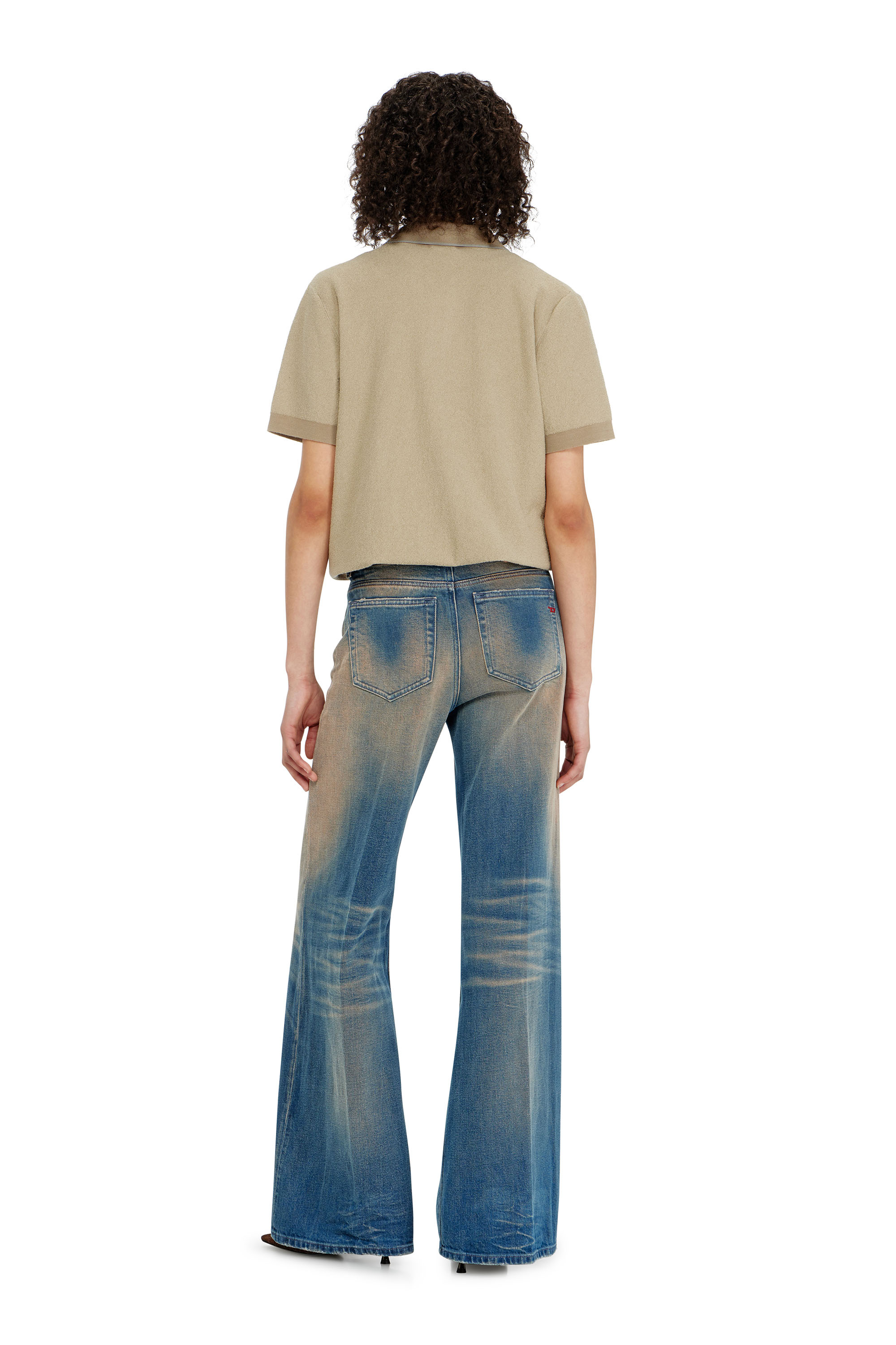 Diesel - Female's Flare Jeans 1978 D-Akemi 09P37, ダークブルー - 3