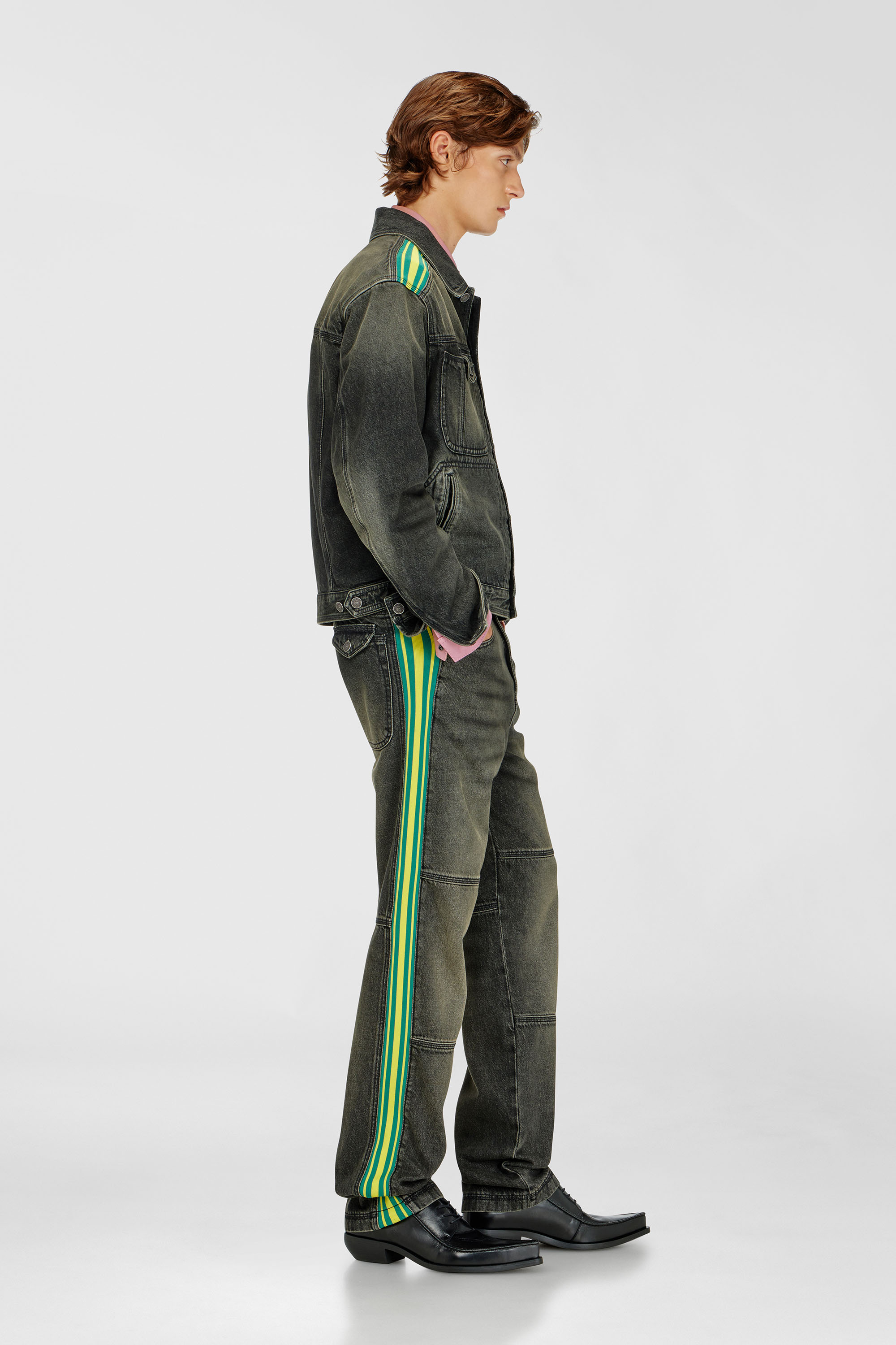Diesel - Male's Regular Jeans D-Arbus 0DBEZ, ブラック/ダークグレー - 1