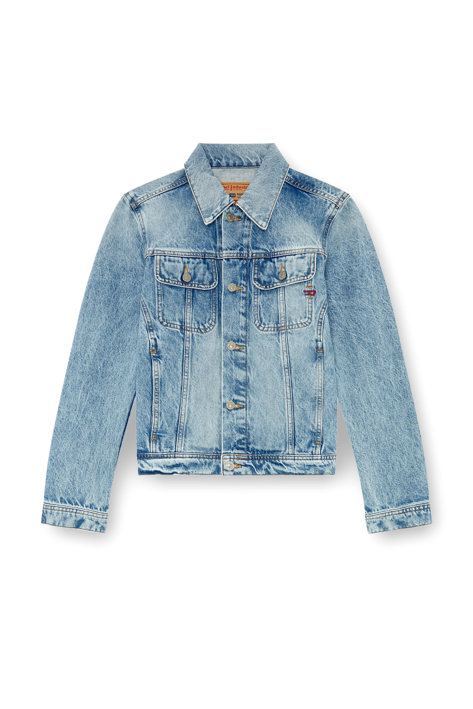 Diesel - DE-BONNY, Female's Trucker jacket in denim in ライトブルー - 2