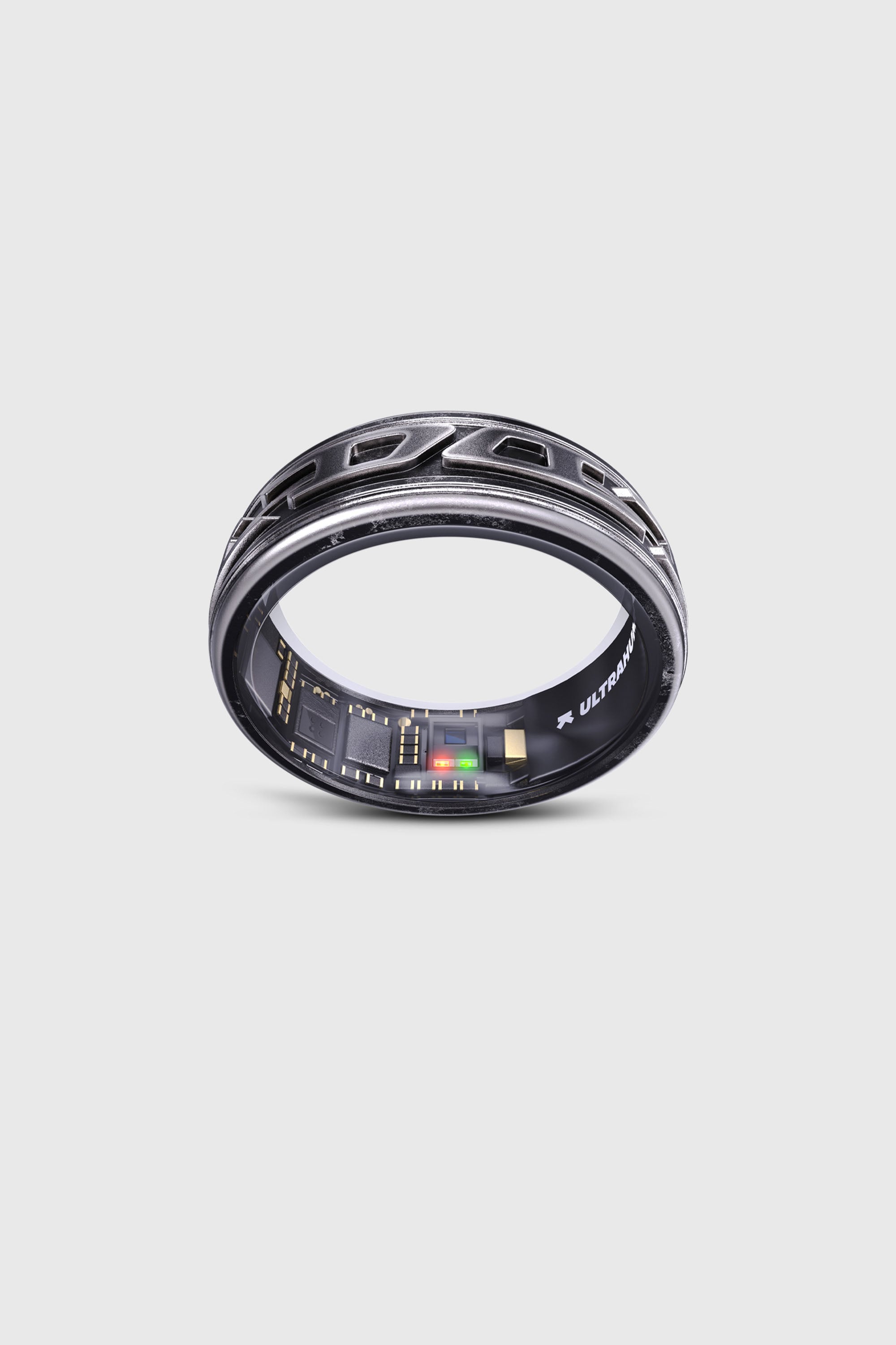Diesel - SMART RING PHANTOM BLACK- UHRA-DD SMART RING, Unisex's Smart ring in distressed black in ブラック - 1