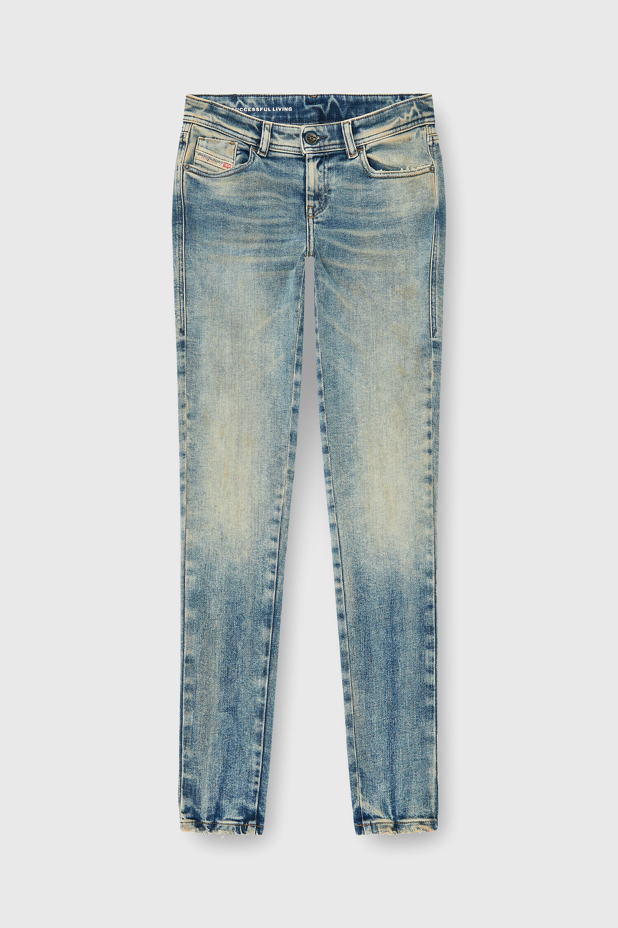 Diesel - Female's Skinny Jeans 2017 Slandy 09P73, ミディアムブルー - 6