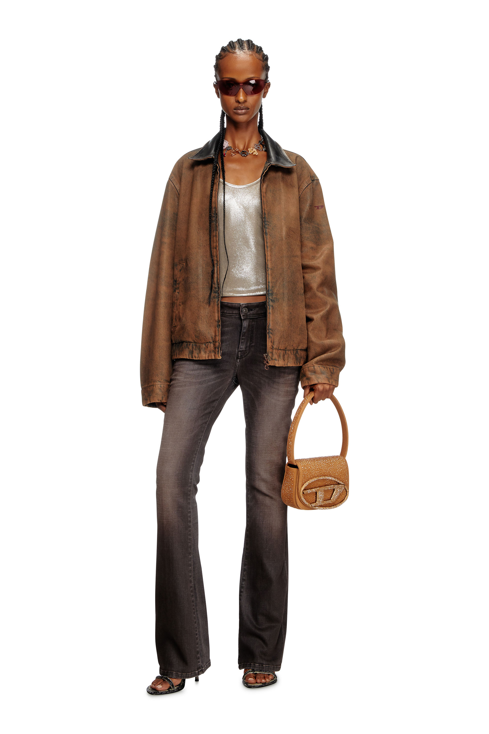 Diesel - Female's Bootcut Jeans 1969 D-Ebbey 09K59, ブラック/ダークグレー - 2