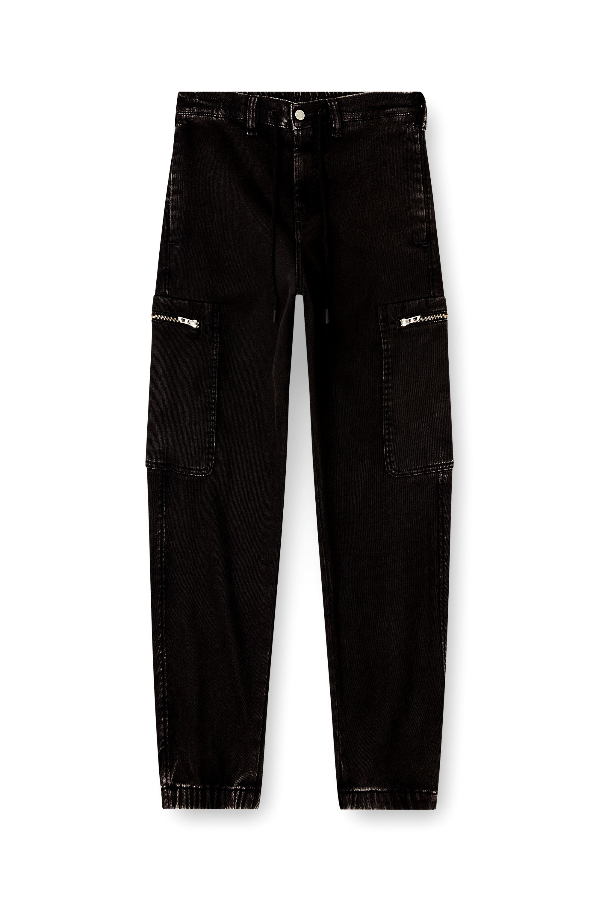 Diesel - Unisex's Slim D-Lab JoggJeans&reg; 09N90, ブラック/ダークグレー - 3