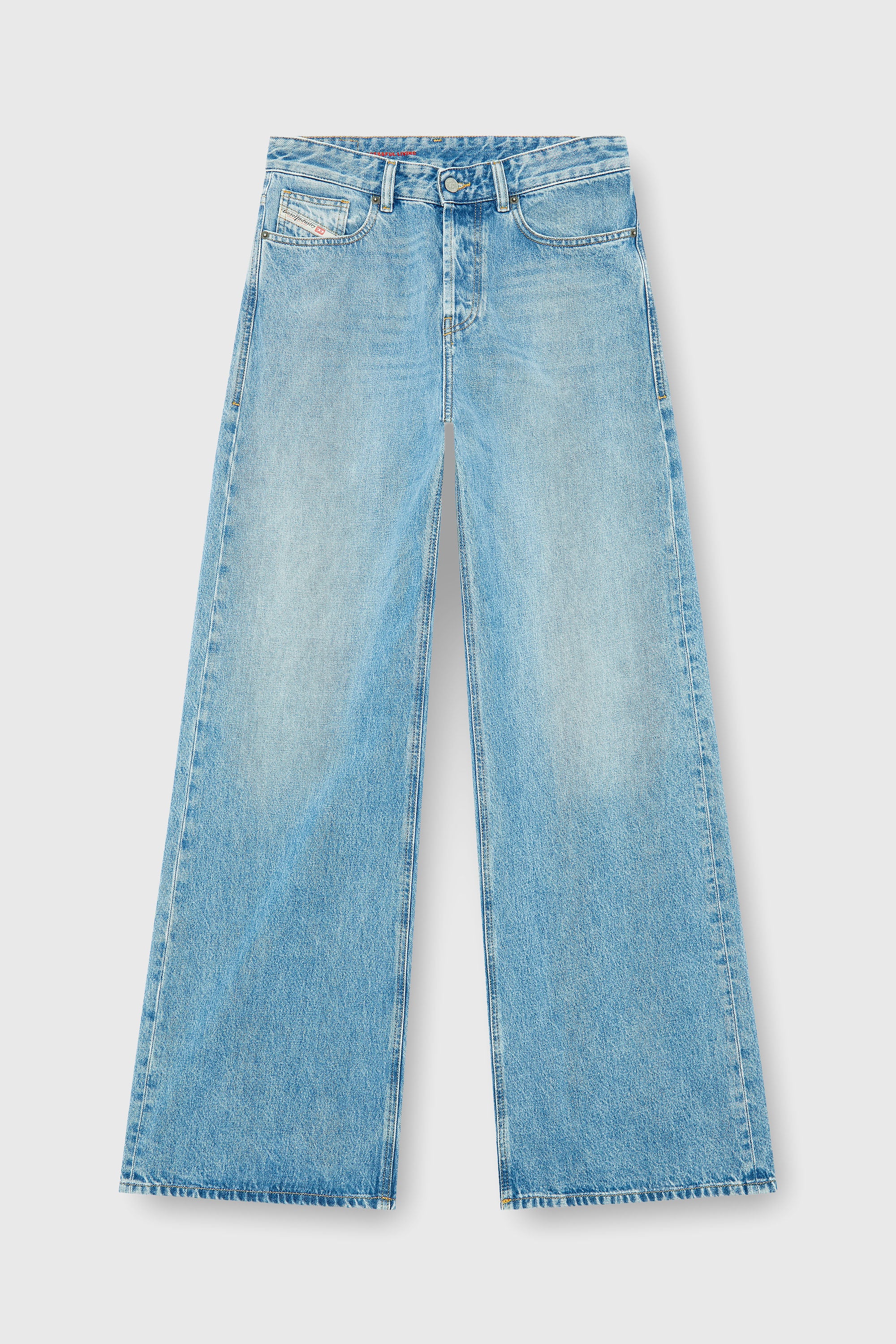 Diesel - Unisex's Relaxed Jeans 1996 D-Sire 09I29, ライトブルー - 2