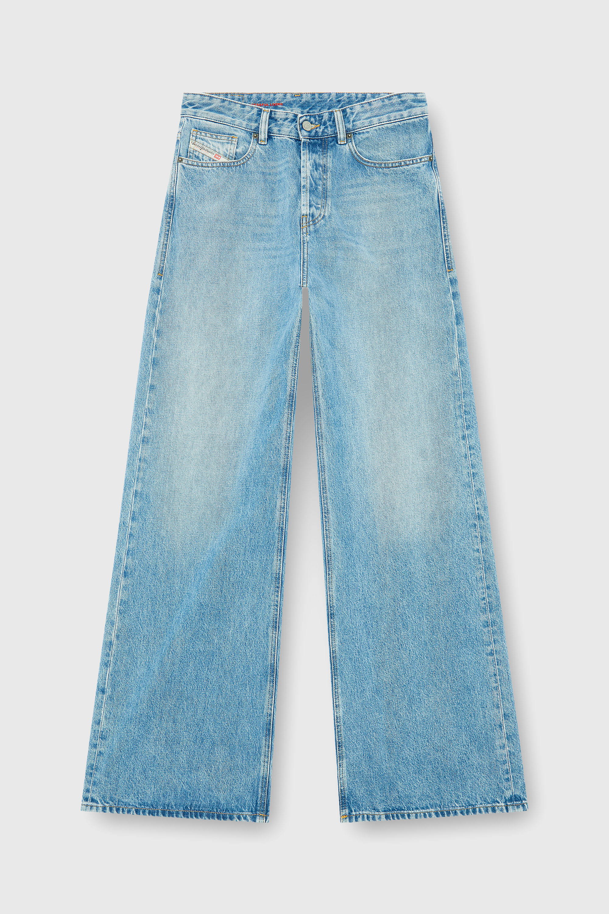 Diesel - Unisex's Relaxed Jeans 1996 D-Sire 09I29, ライトブルー - 8