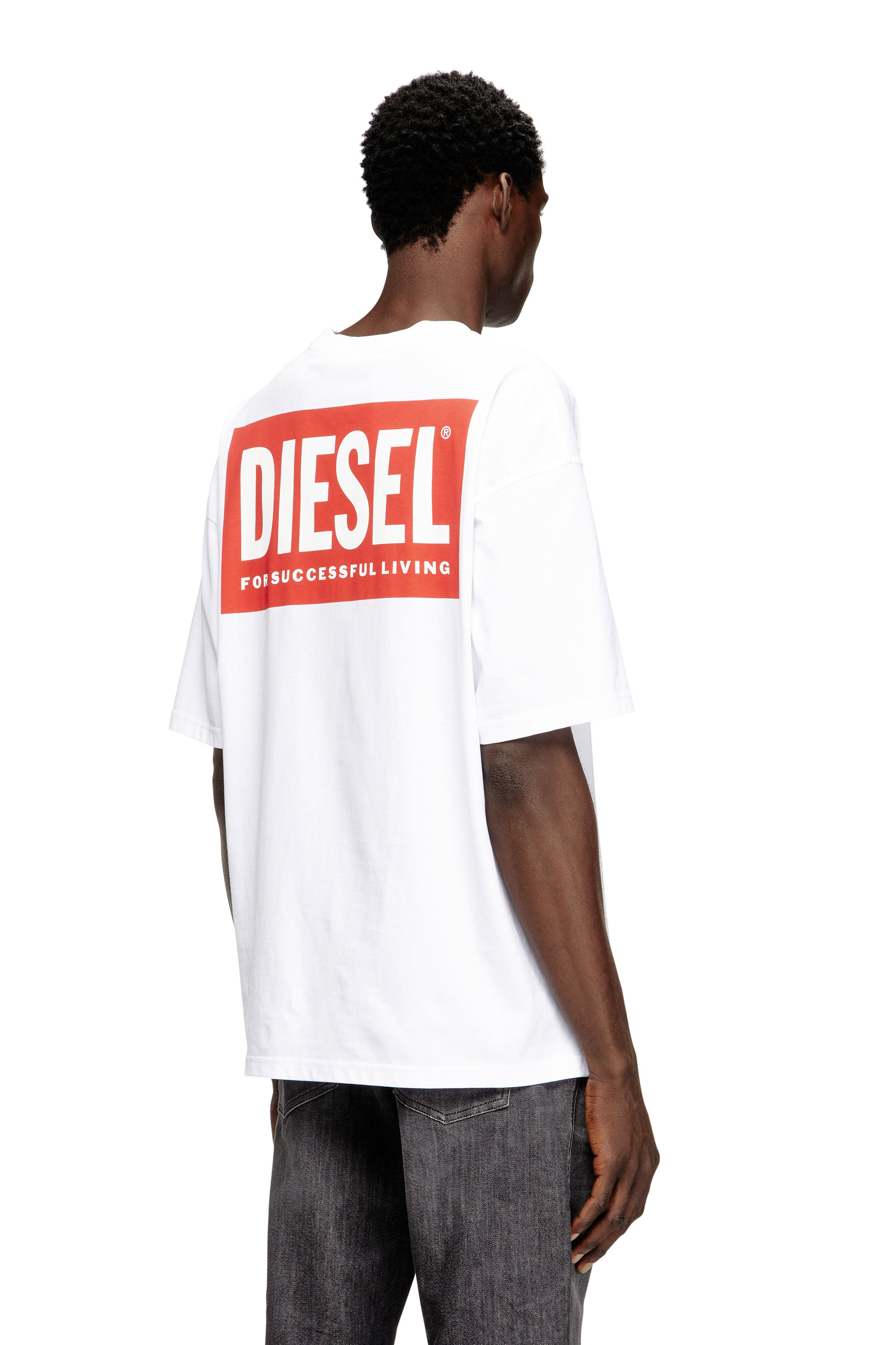 Diesel - T-BOXT-BISK, Male's Tシャツ in ホワイト - 4