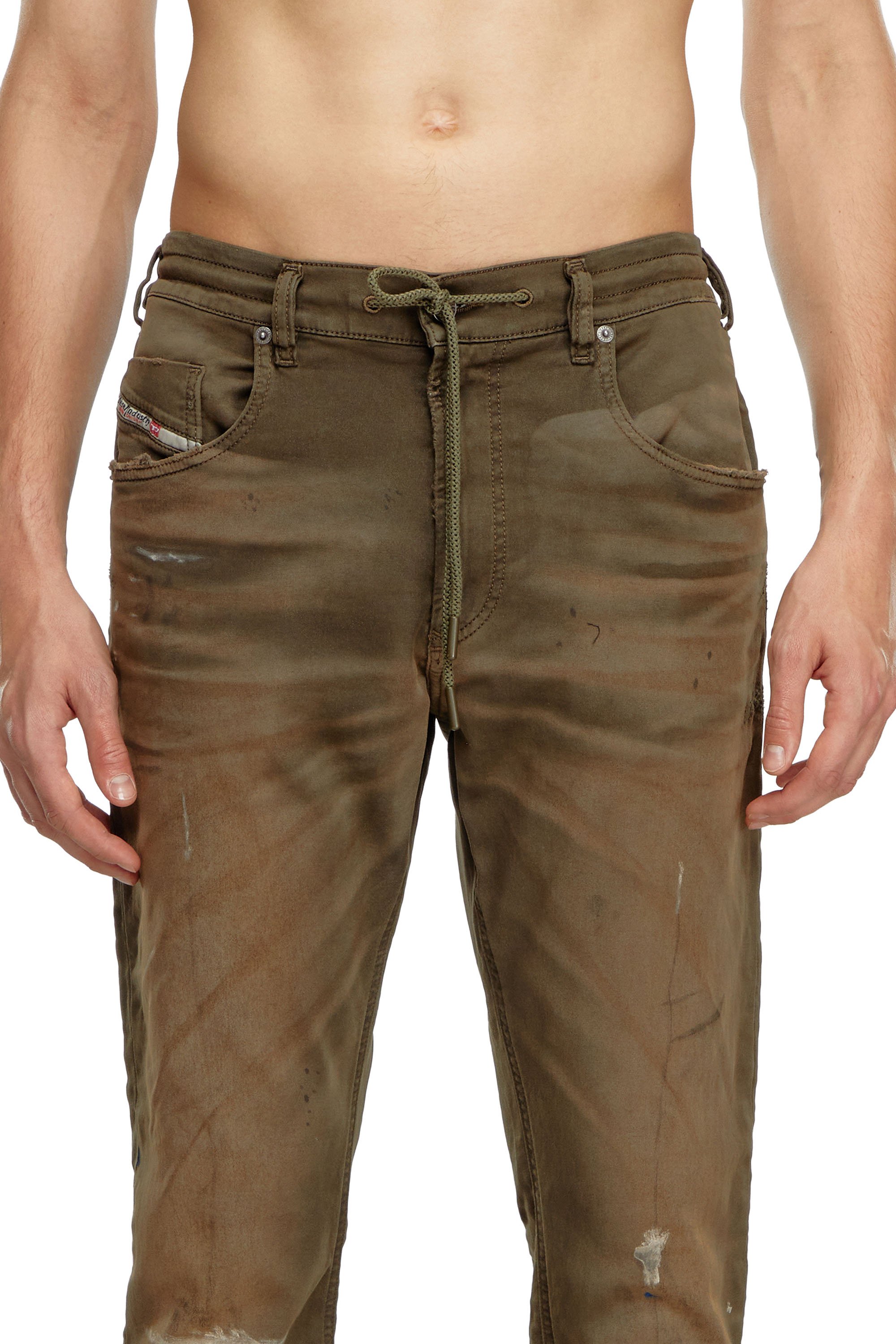 Diesel - Male's Regular 2030 D-Krooley Joggjeans® 068LW, ミリタリーグリーン - 5