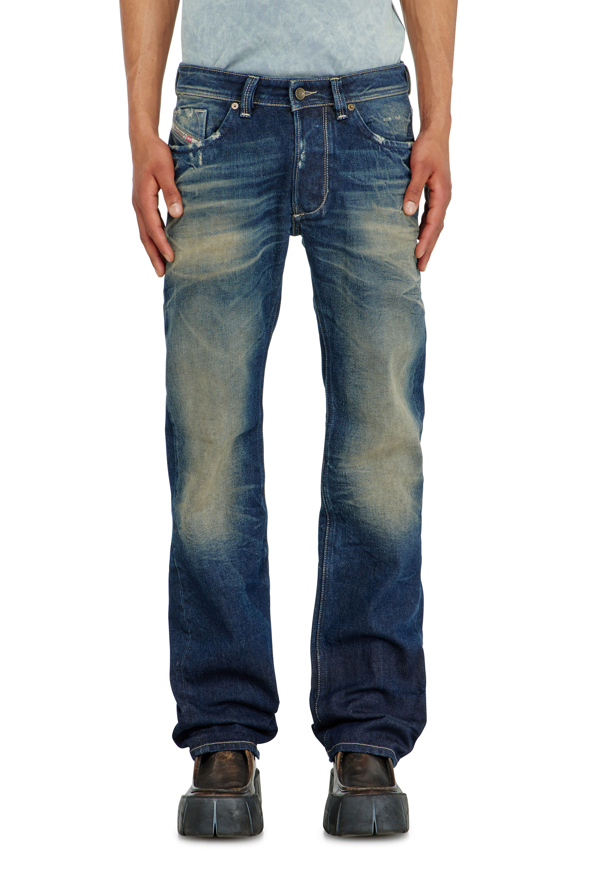 Diesel - Male's Regular Jeans 1985 Larkee 007EH, ダークブルー - 5