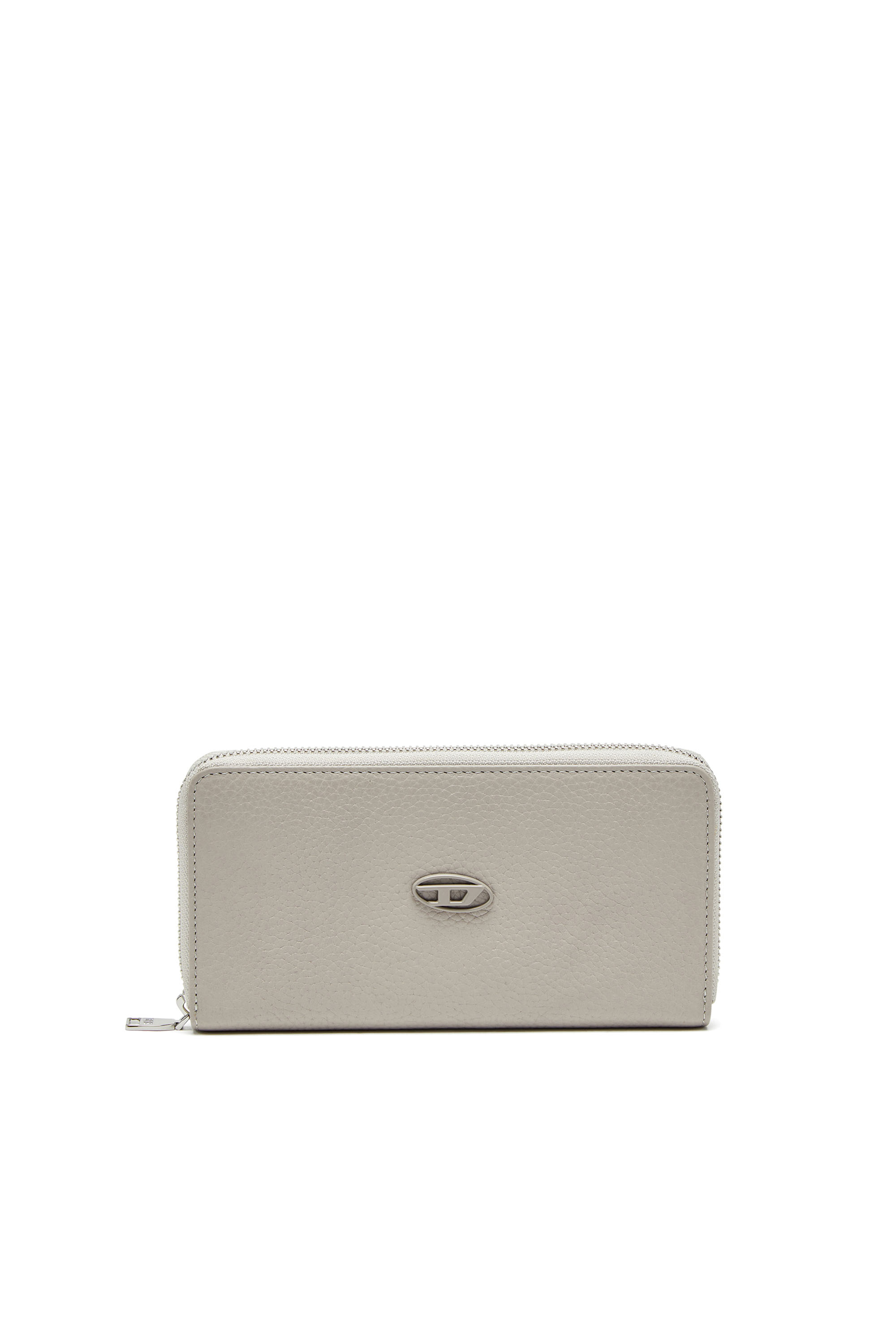 Diesel - CONTINENTAL ZIP L, Male's 長財布 in ライトグレー - 1