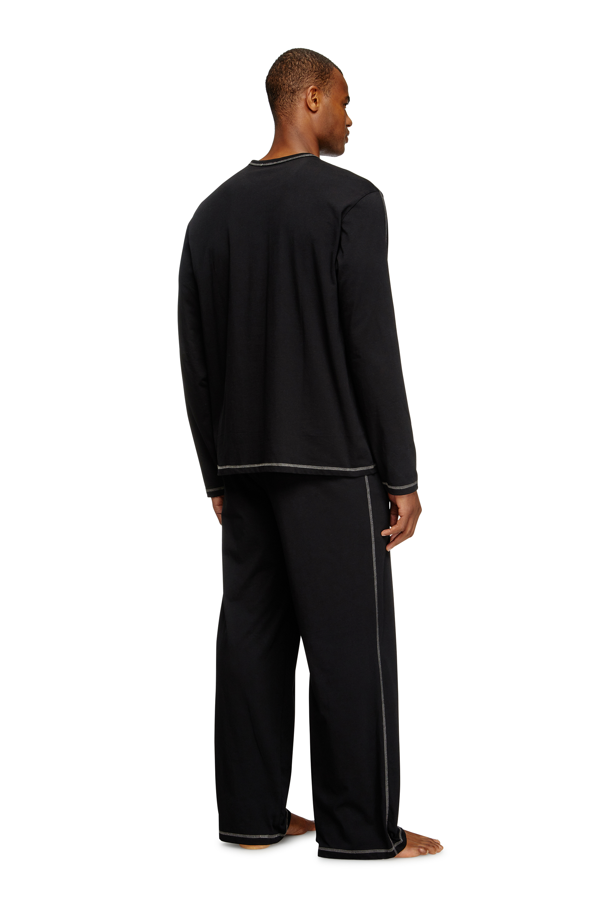 Diesel - SET-NOLAN-D-CORE, Male's Pajamas in cotton jersey in ブラック - 2