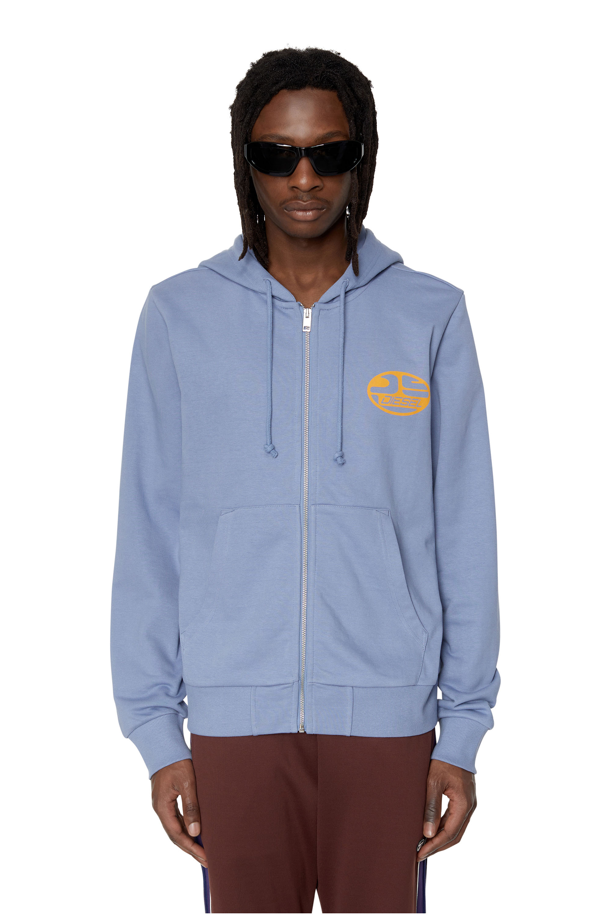 S-GINN-HOOD-ZIP-K6（MEN）: ジップアップパーカー｜ディーゼル 