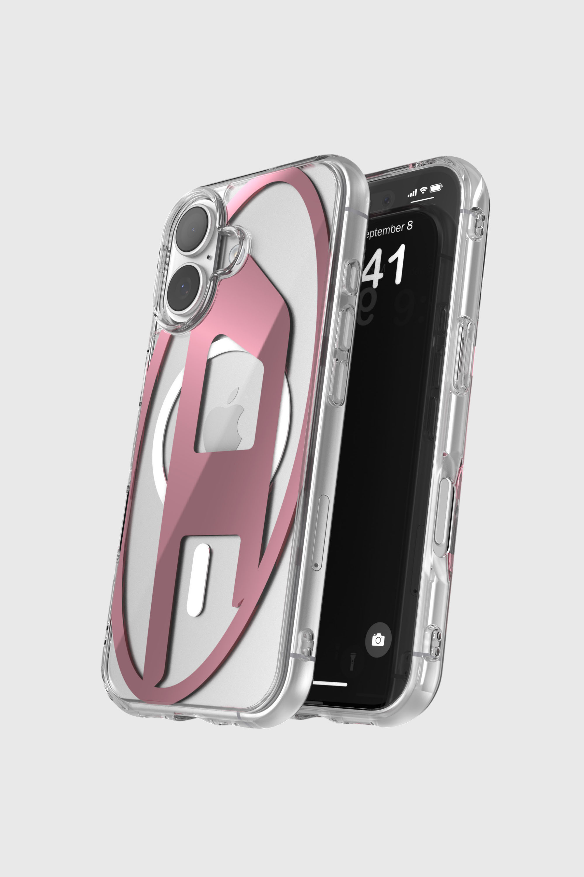 Diesel - 60419 AOP CASE, Unisex's IPHONE 17 in ピンク / ホワイト - 4