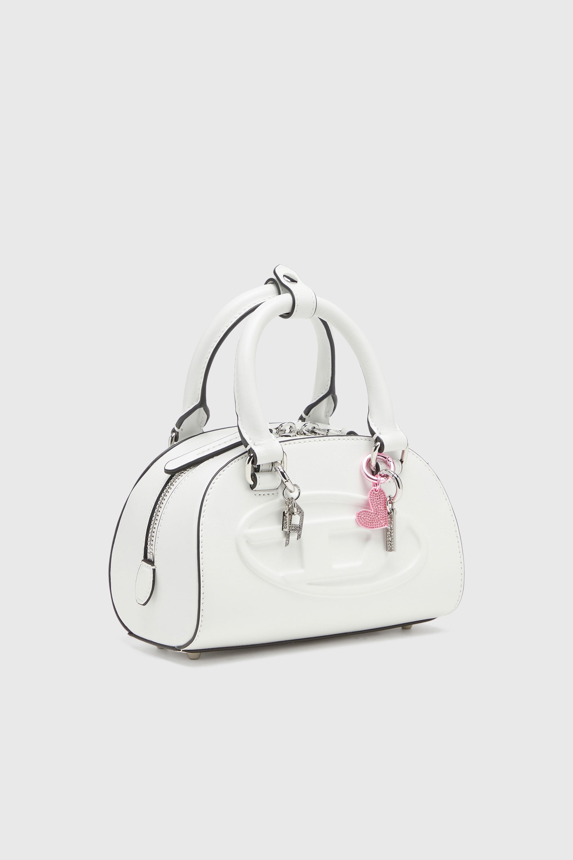 Diesel - CHARM-I, Unisex's Charm with rhinestone pendant in シルバー - 3
