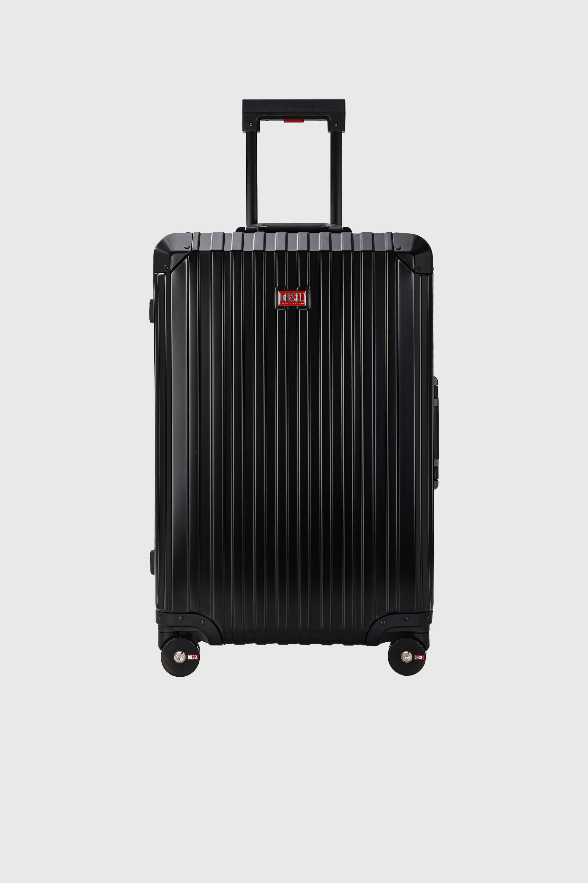 Diesel - DIESEL ALUMINUM TROLLEY- DSL002, Unisex's Aluminum suitcase size M in ブラック - 1