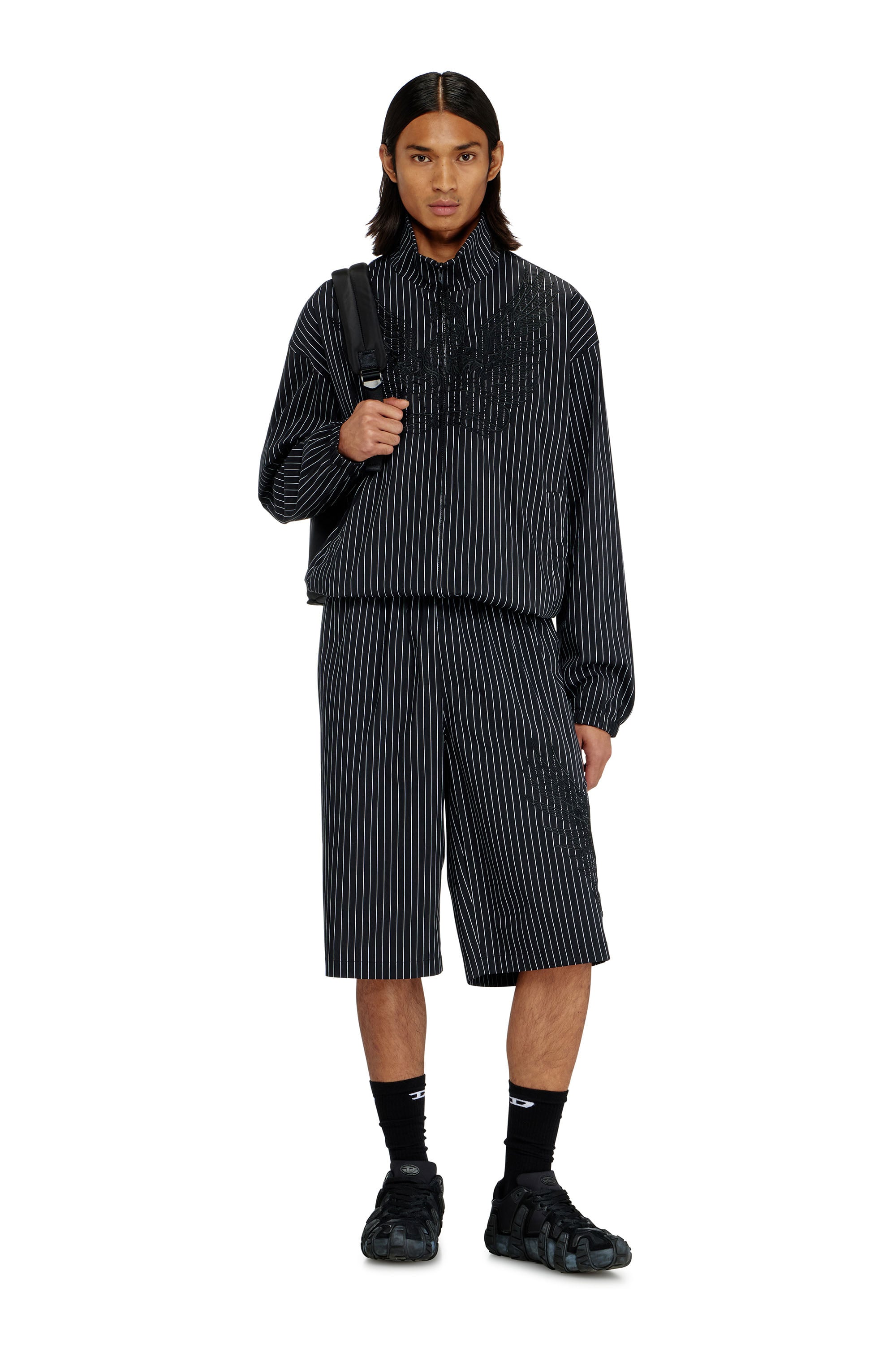 Diesel - J-CORSAR-NJCA, Male's ジャケット in ブラック - 2