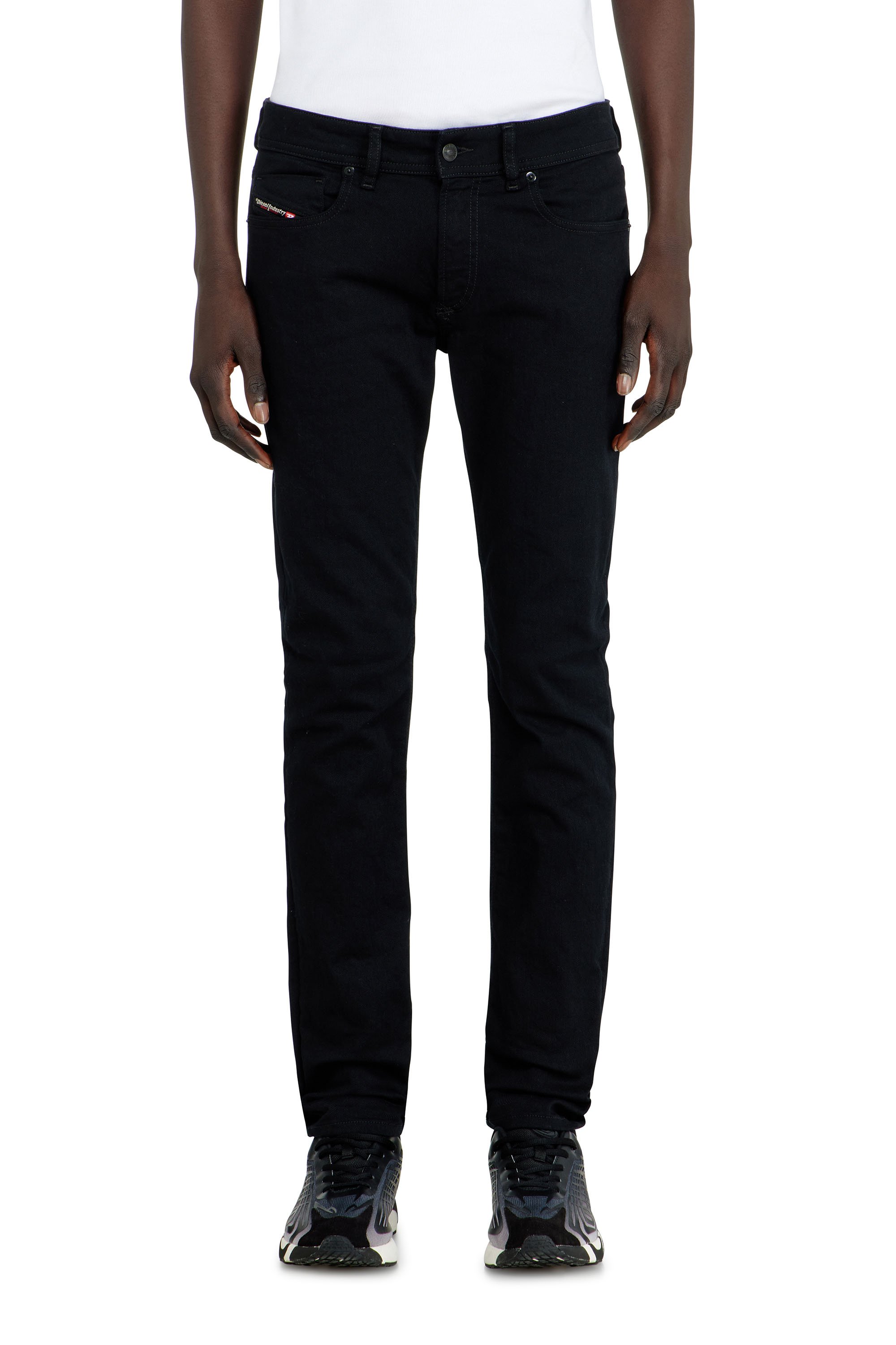 Diesel - Male's Skinny Jeans 1979 Sleenker 09C51, ブラック/ダークグレー - 4