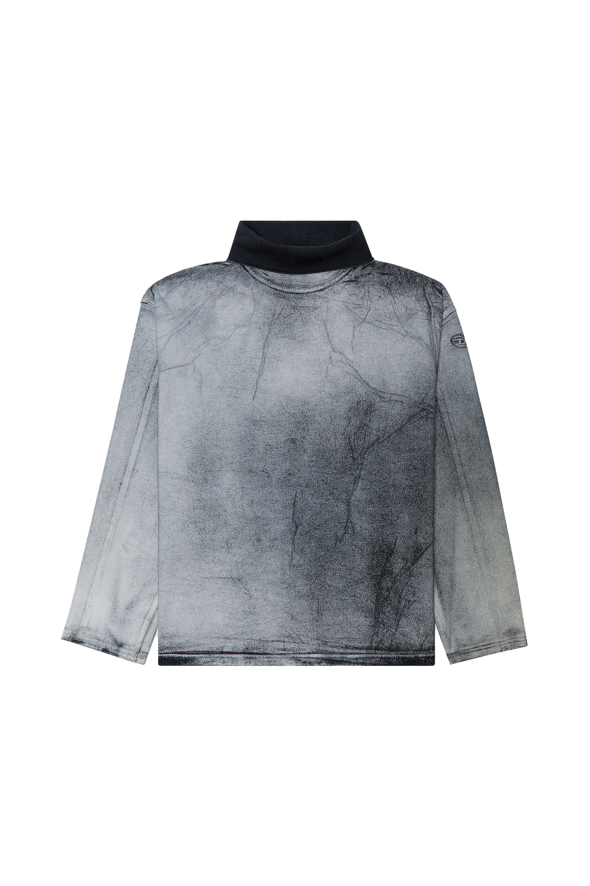 D-NLABELCOL-S TRACK High neck sweatshirt in printed Track 