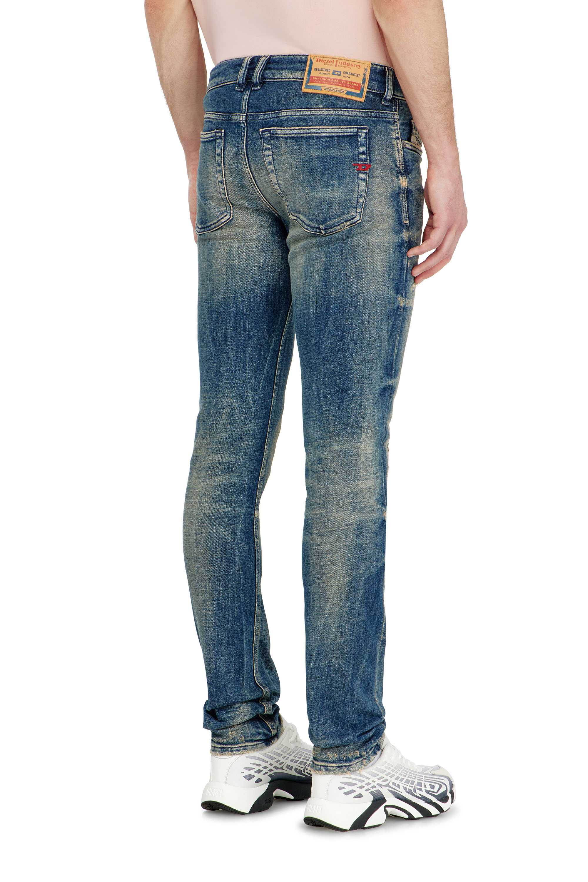 Diesel - Male's Skinny Jeans 1979 Sleenker 09P68, ダークブルー - 5