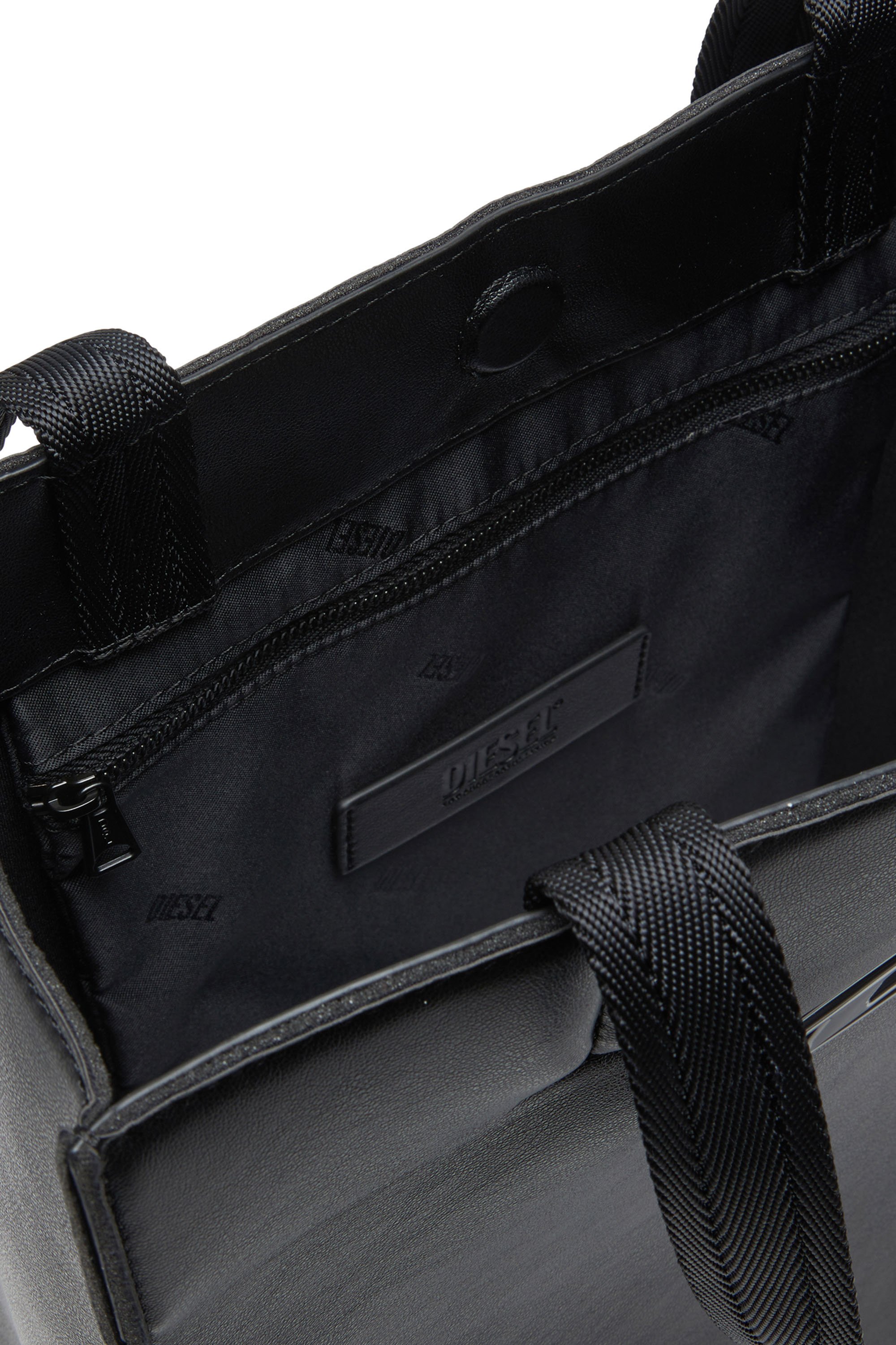 Diesel - HOLI-D SHOPPER NS, Unisex's Holi-D-Tote bag in bonded technical fabric in ブラック - 4
