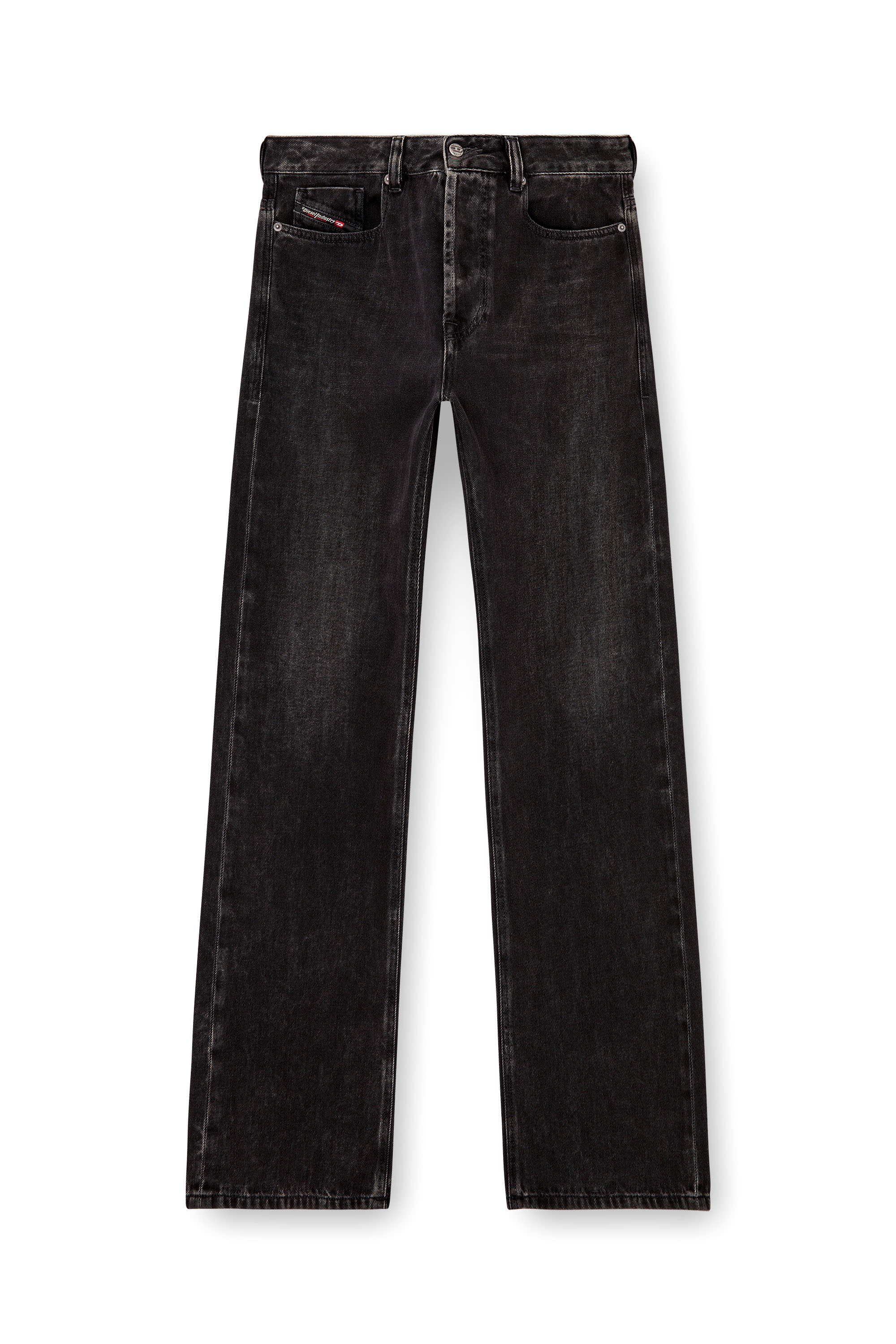 Diesel - Male's Relaxed Jeans 1980 D-Eeper 09J96, ブラック/ダークグレー - 2