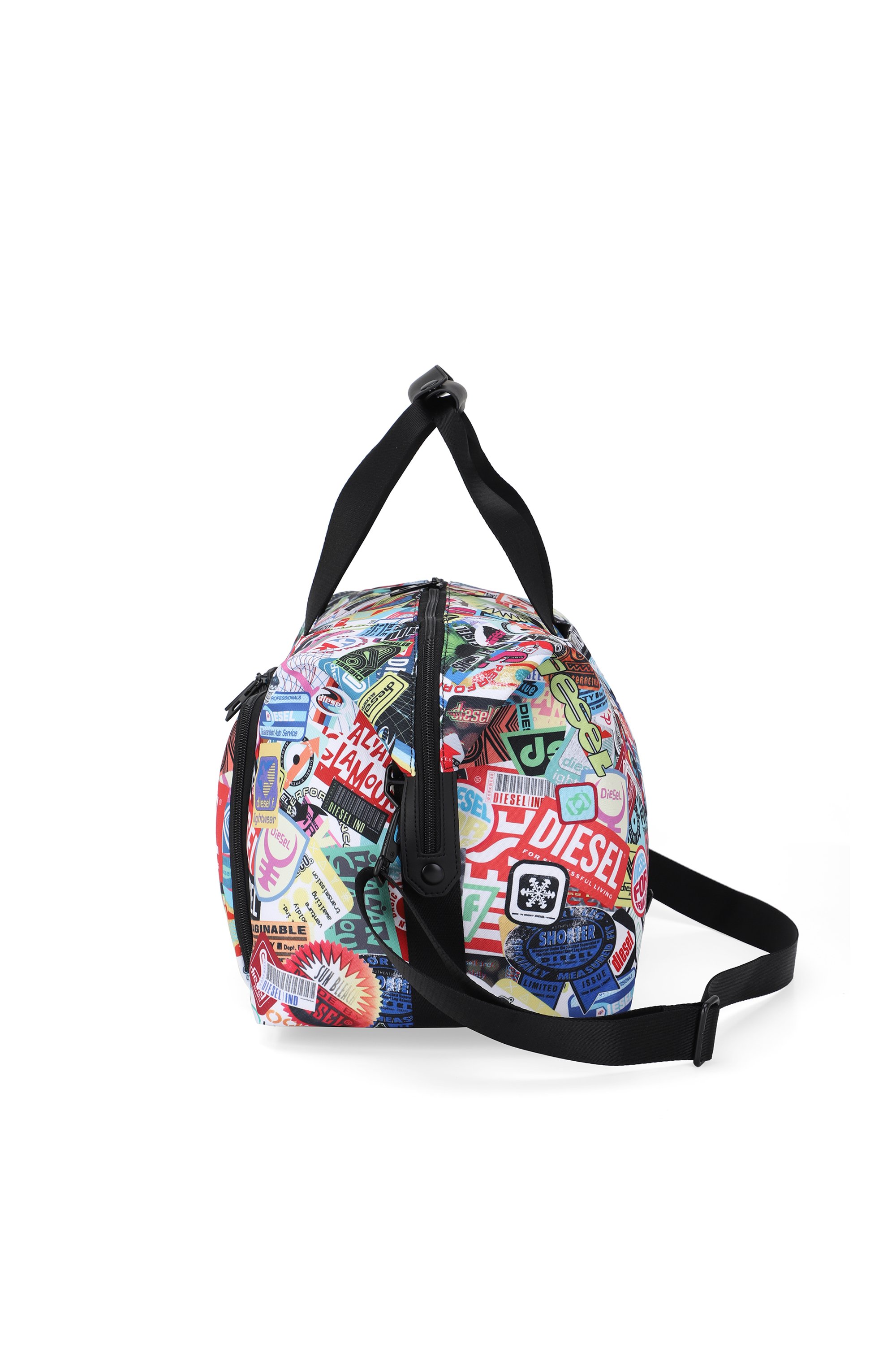 Diesel - DIESEL PC PRINTED DUFFLE-STICKERS- DSB00, Unisex's Pratical duffle bag with stickers in マルチカラー - 3