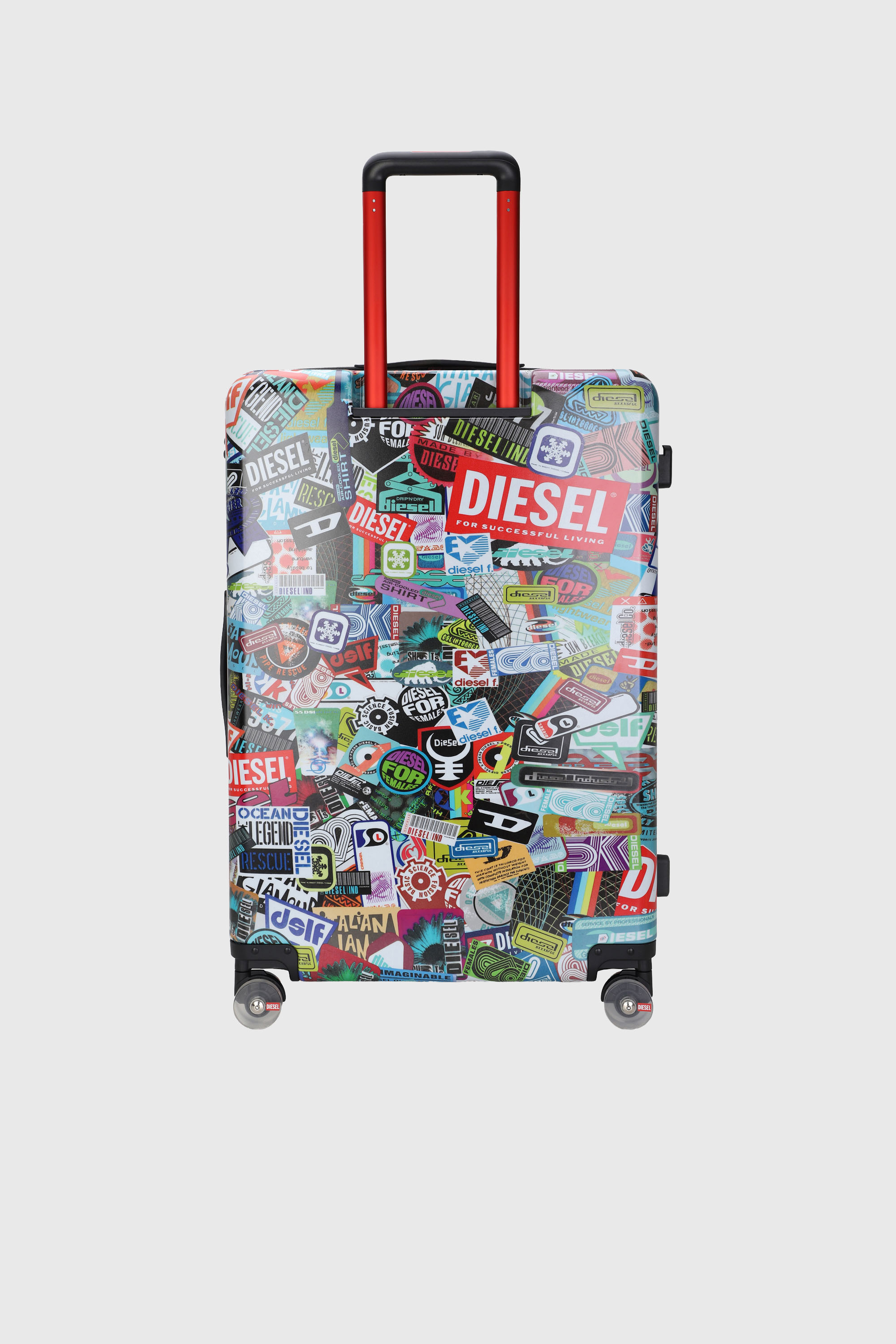 Diesel - DIESEL PC PRINTED TROLLEY-STICKERS- DSL0, Unisex's Sticker style suitcase size L in マルチカラー - 2