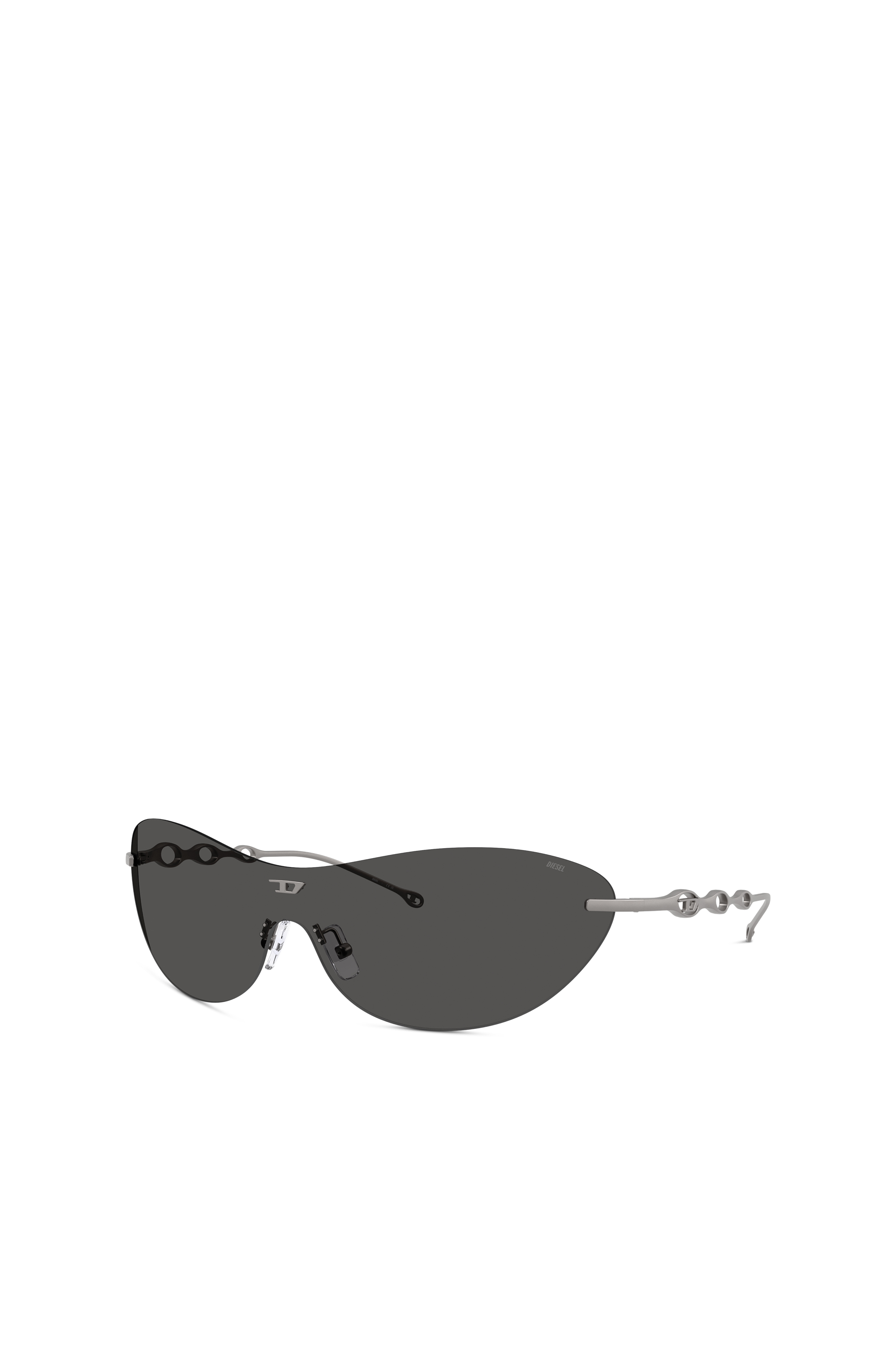 Diesel - 0DL1006 SIZE 35, Unisex's Iconic oval sunglasses in ダークグレー - 4