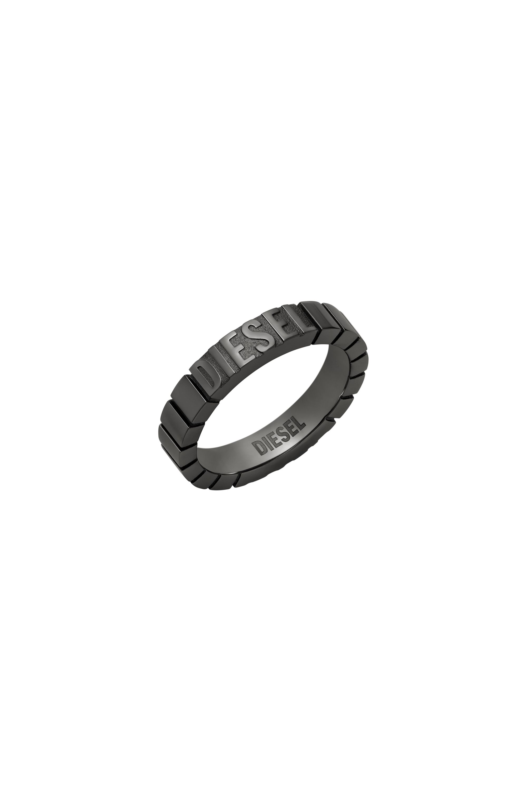 Diesel - DX1612060, Unisex's Stainless Steel Band Ring in ブラック - 1
