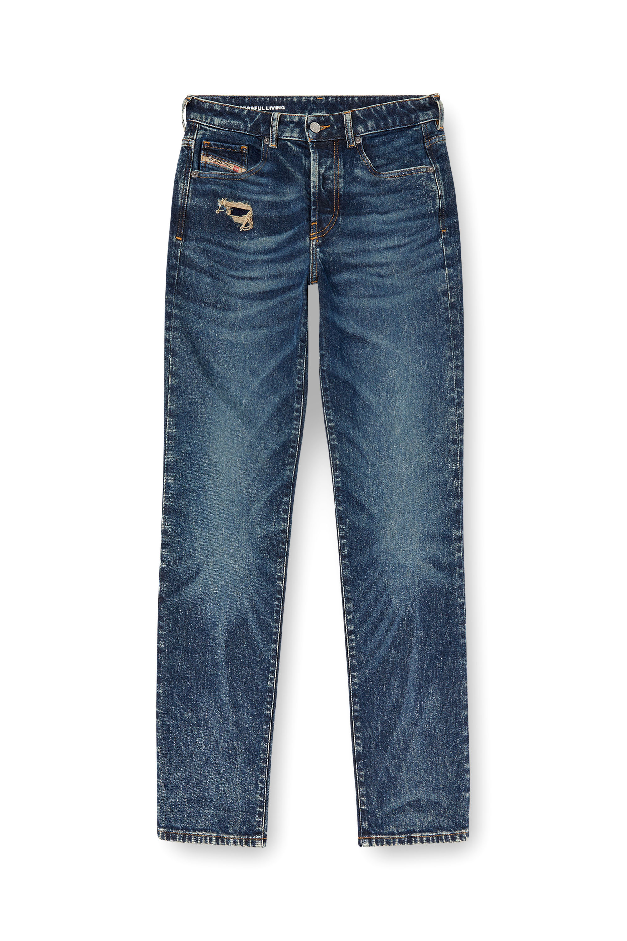 Diesel - Female's Regular Jeans 1989 D-Mine 007Y3, ダークブルー - 2
