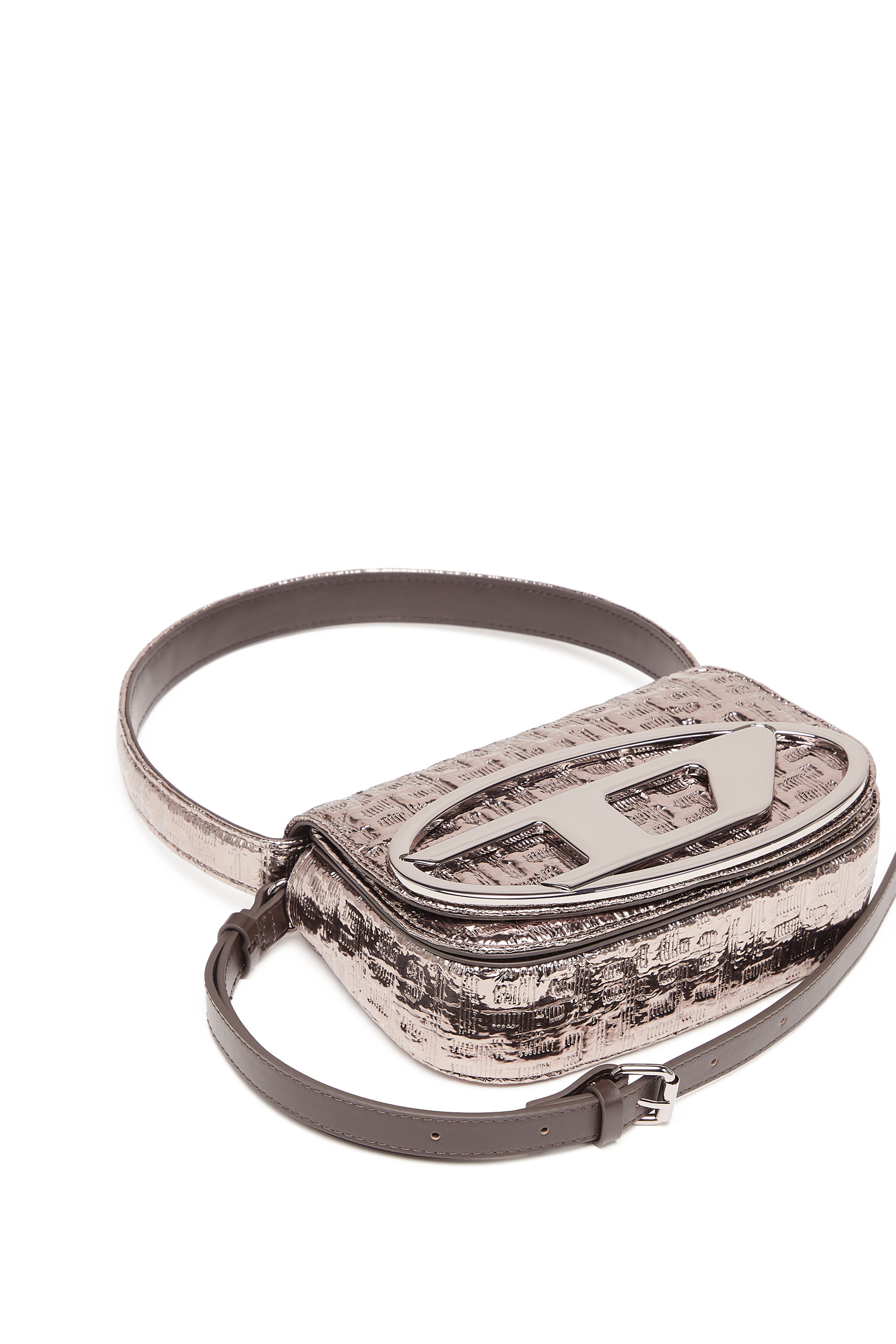 Diesel - 1DR, Female's フェイクレザーショルダーバッグ in ピンク / ホワイト - 5