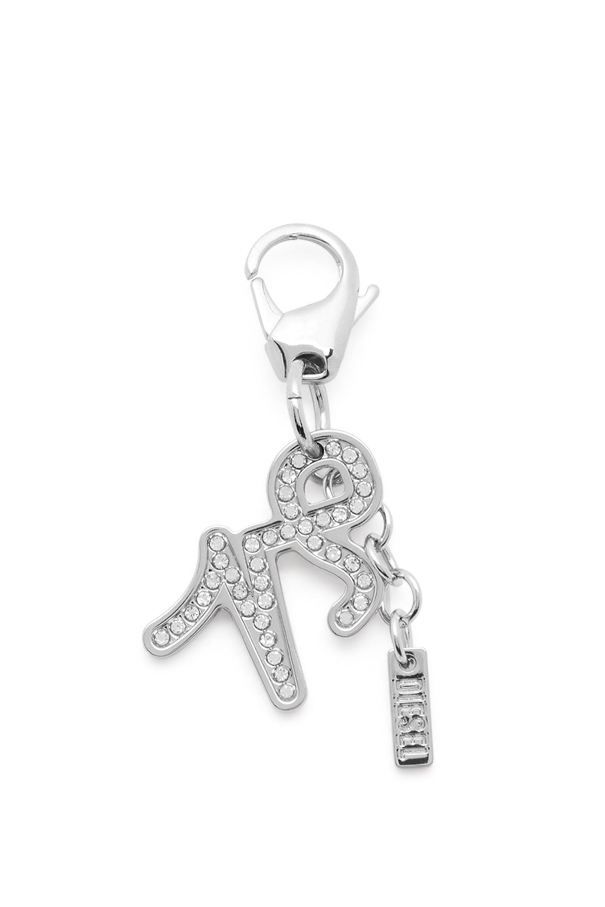 Diesel - CHARM CAPRICORN, Unisex's Metal Capricorn charm with rhinestones in シルバー - 1