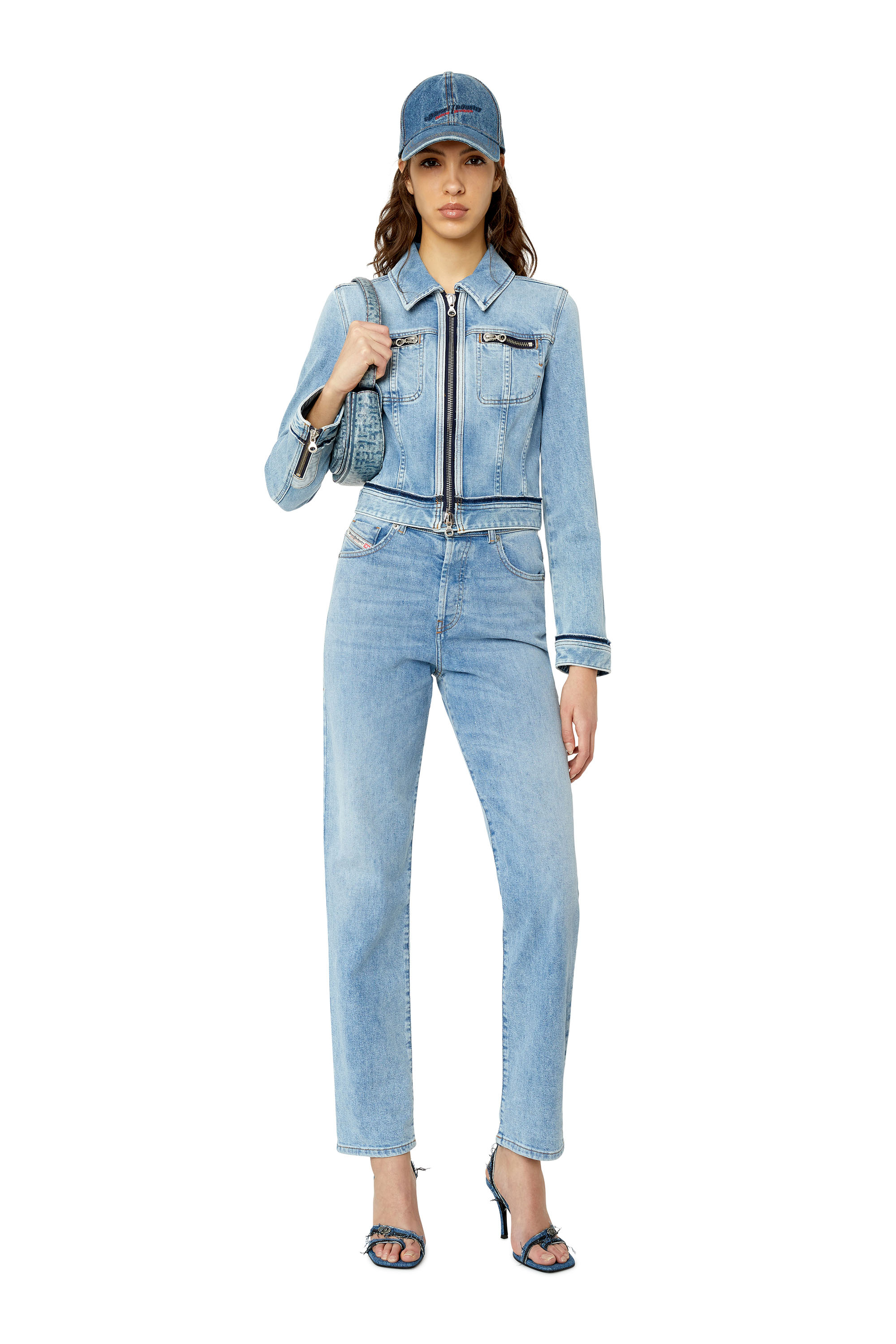 Diesel - Straight Jeans 1956 D-Tulip 09F41, ライトブルー - Image 4