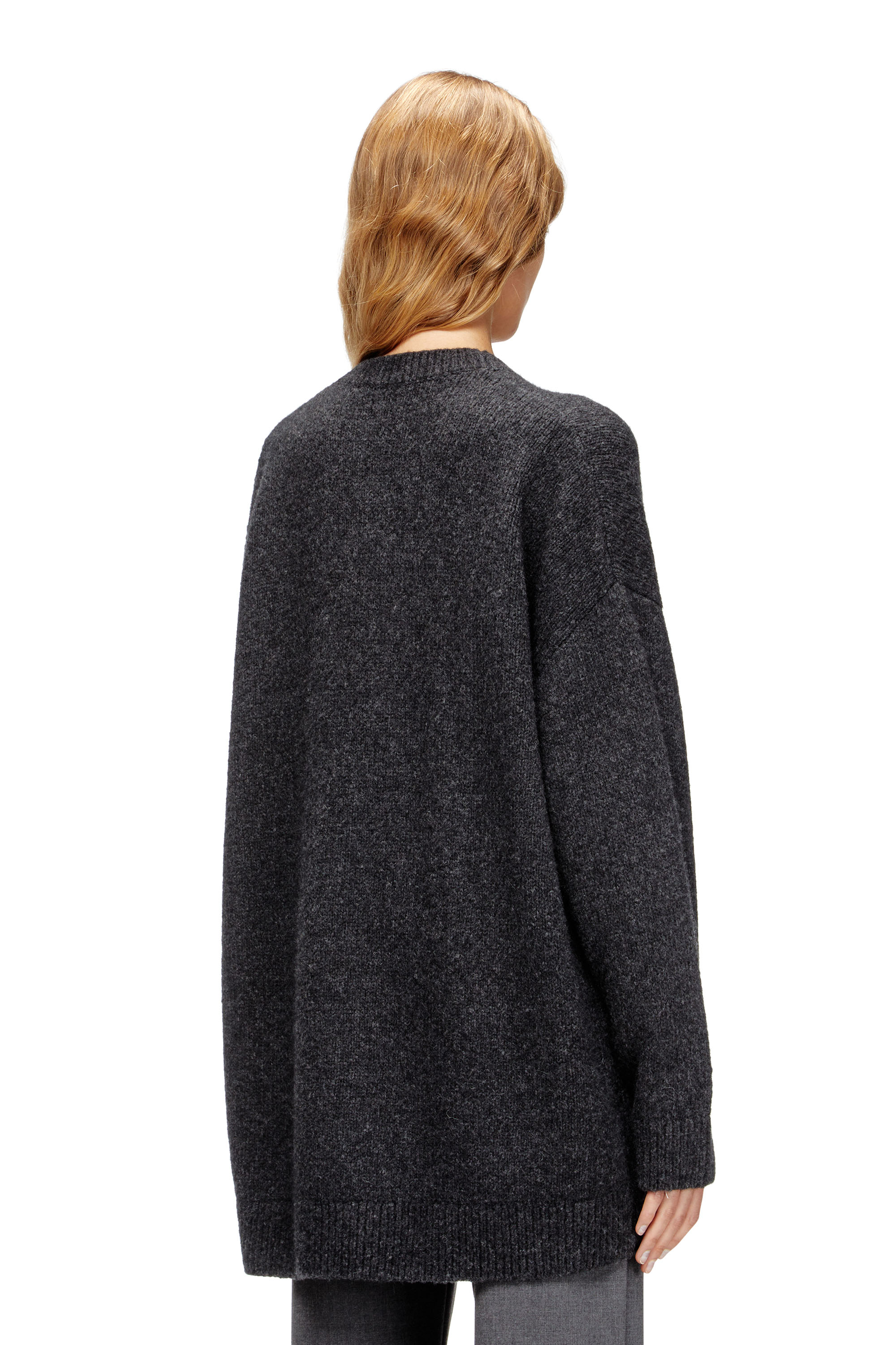 Diesel - M-AREELA, Female's カーディガン in ブラック/グレー - 5