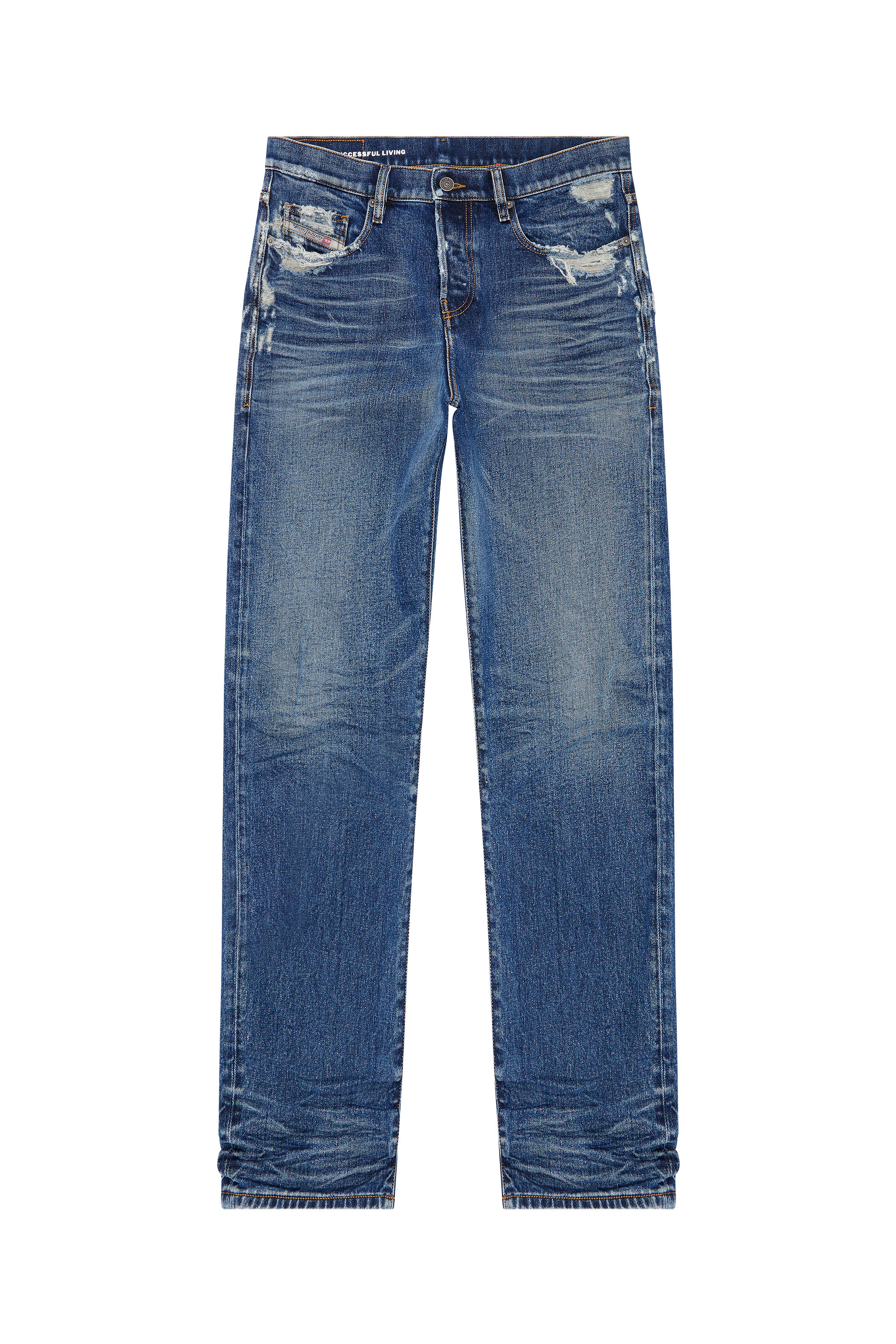 Diesel - Straight Jeans 2020 D-Viker 007Q2, ミディアムブルー - Image 3