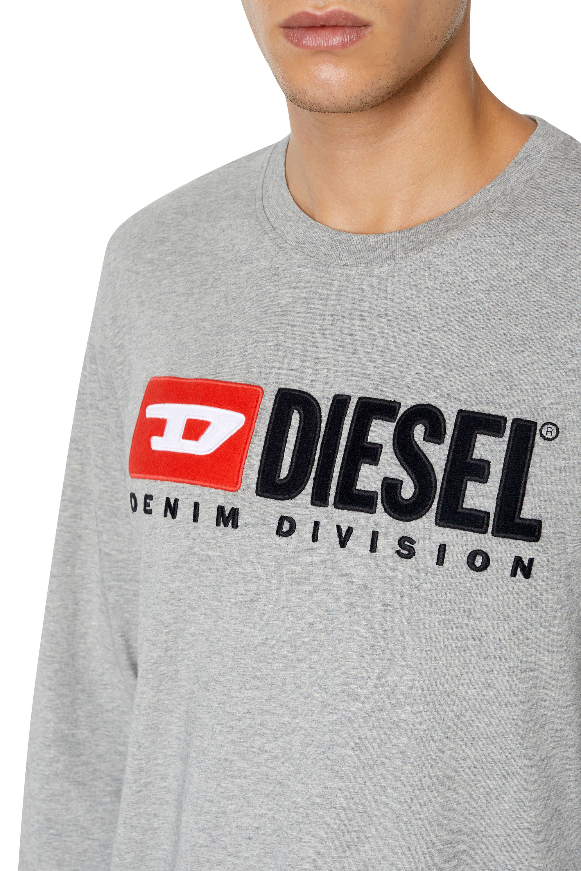 Diesel - T-JUST-LS-DIV, グレー - Image 3