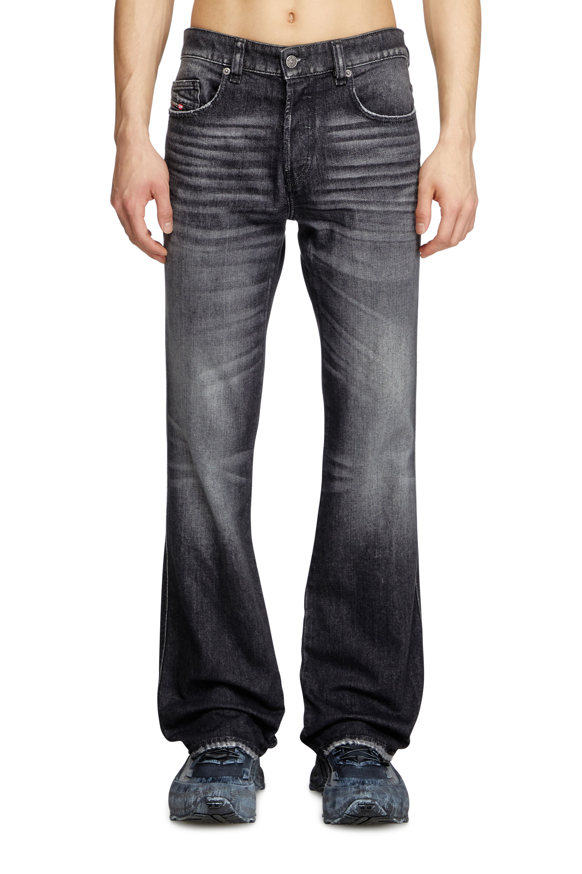 Bootcut Jeans 1998 D-Buck 09L50, ブラック/ダークグレー Diesel - Male's Bootcut Jeans 1998 D-Buck 09L50, ブラック/ダークグレー - 3