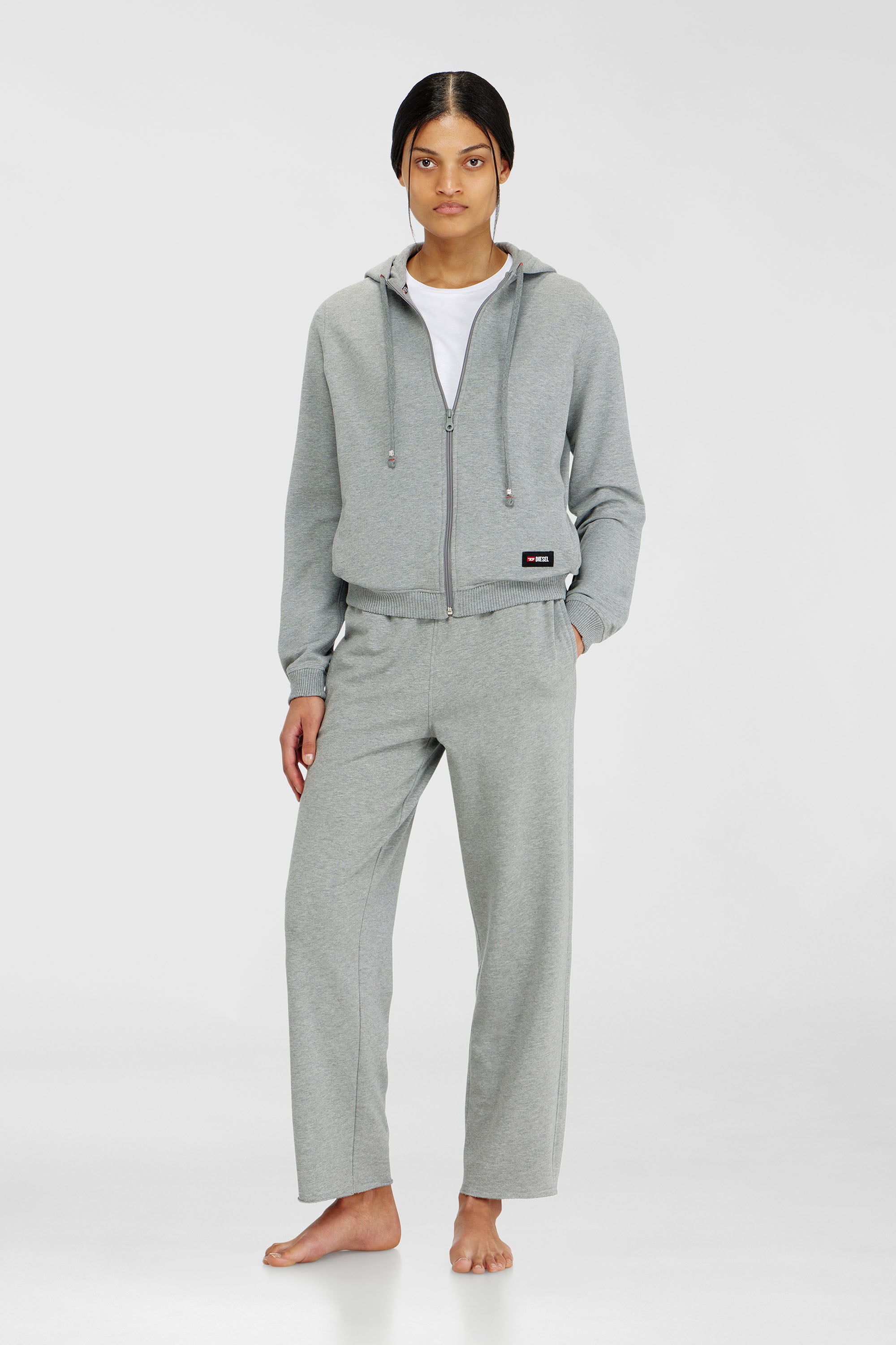 Diesel - HARRIET-D-CORE, Female's ジップアップパーカー in グレー - 2