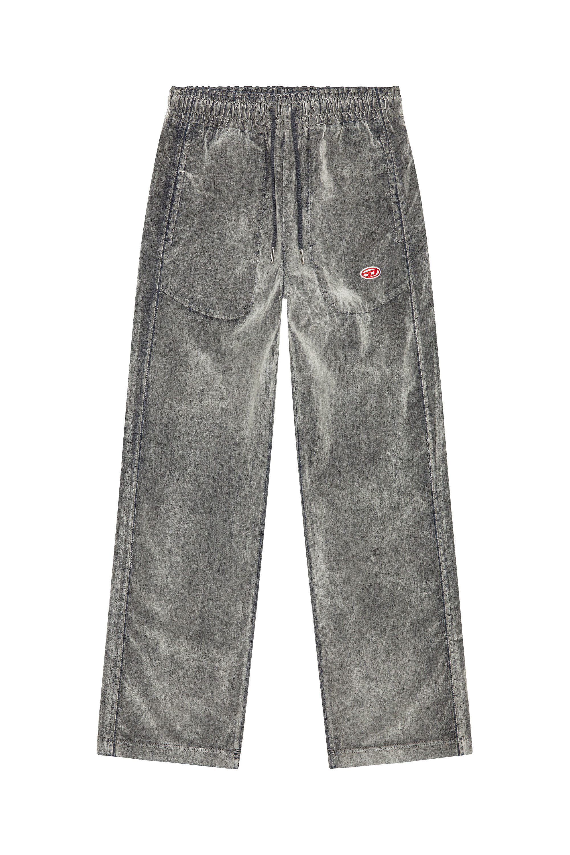 Diesel - Straight D-Martians Track Denim 068CF, ライトグレー - Image 7