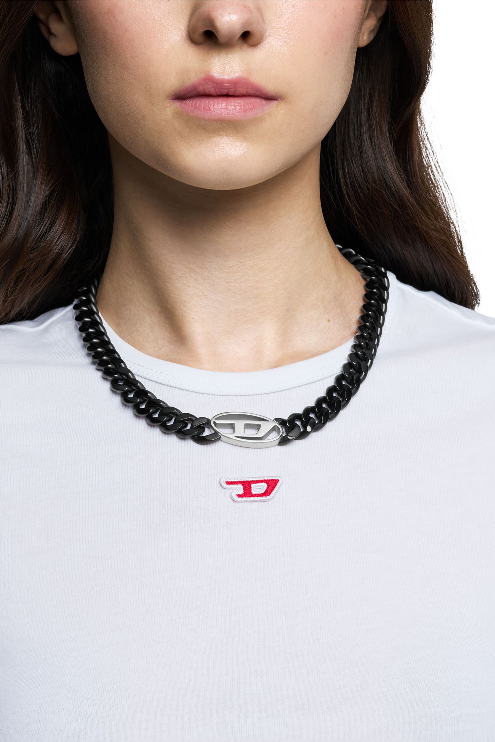 Diesel - DX1610931, Unisex's Stainless Steel Chain Necklace in ブラック - 3
