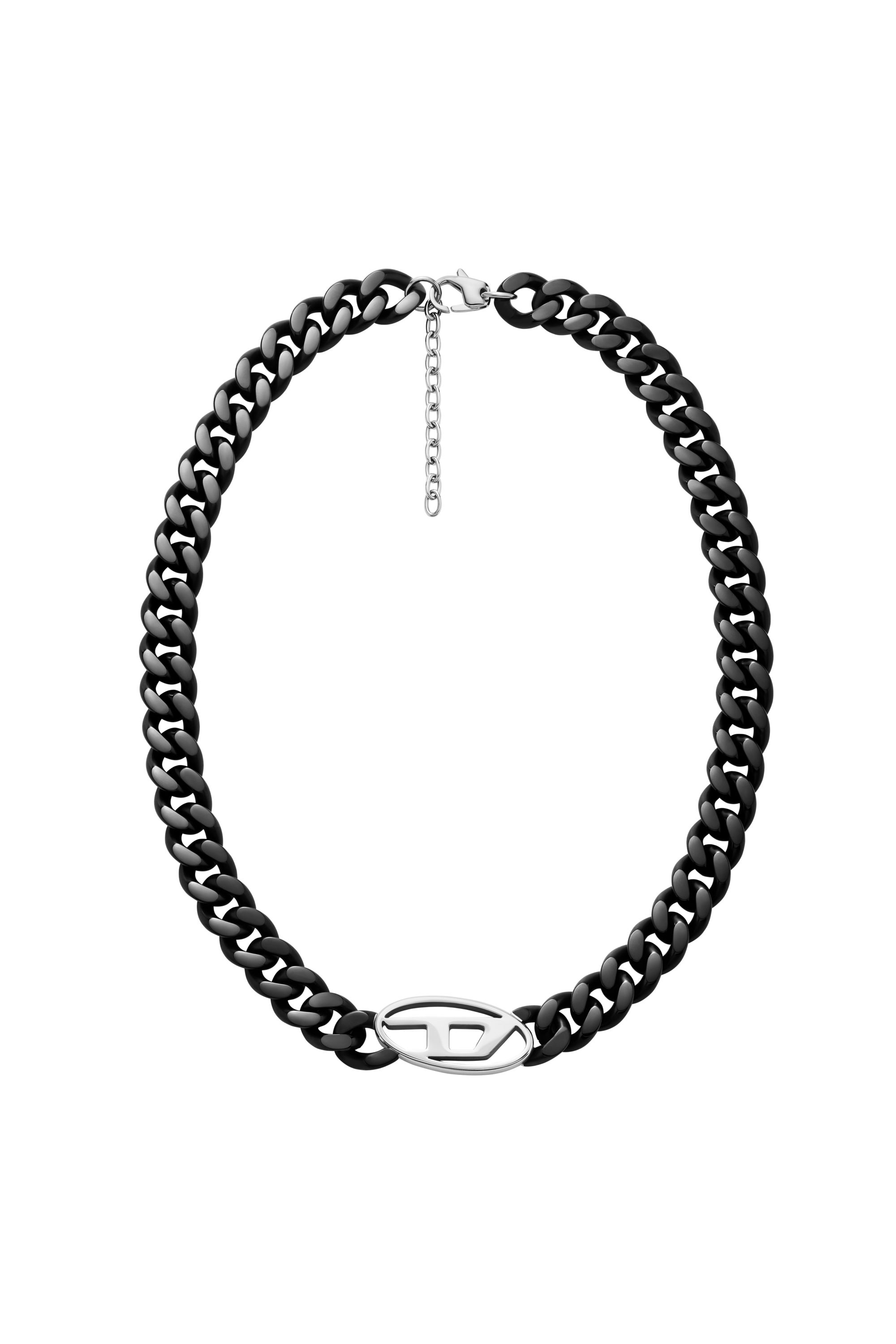 Diesel - DX1610931, Unisex's Stainless Steel Chain Necklace in ブラック - 1