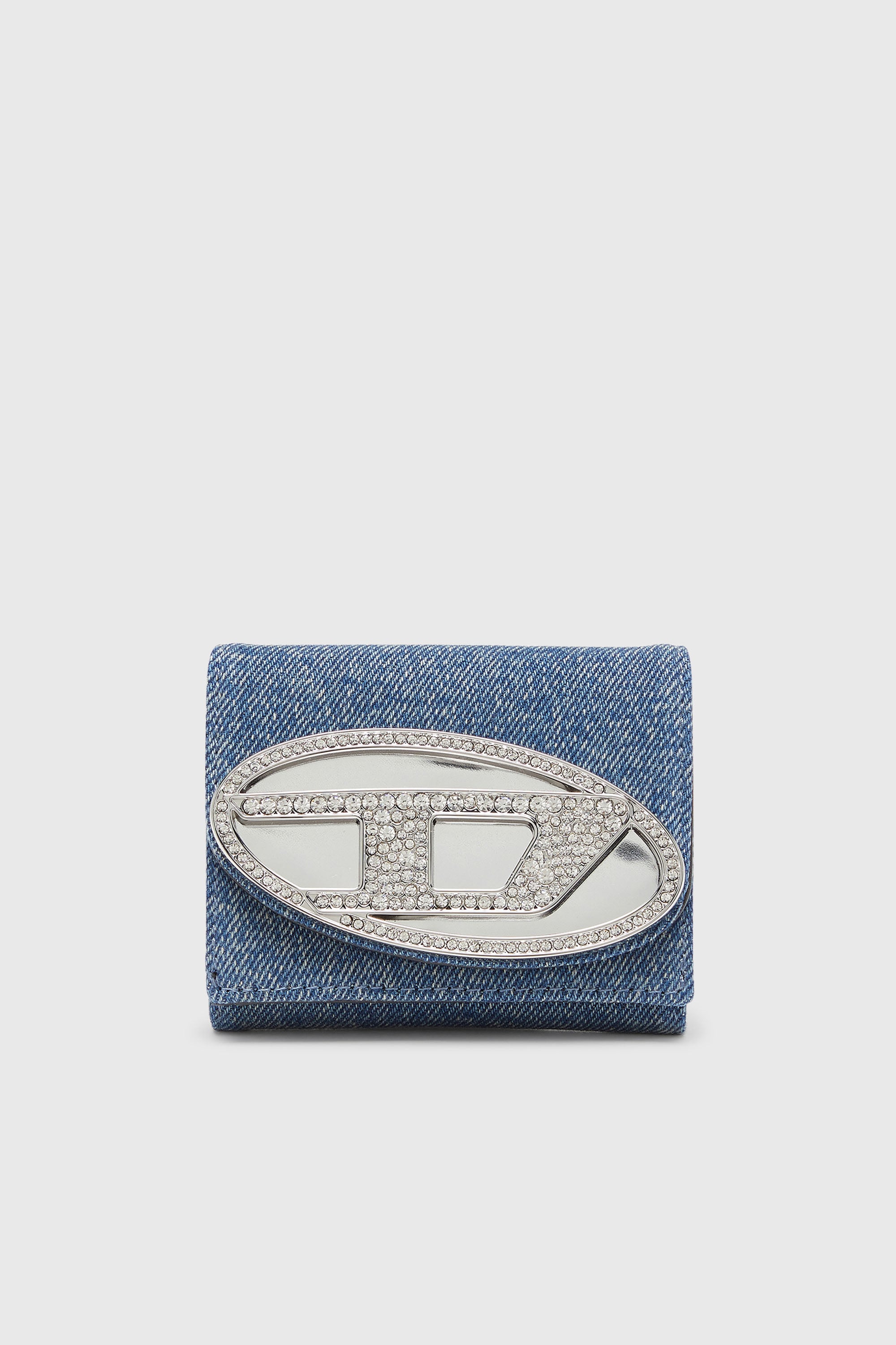 Diesel - 1DR TRI FOLD COIN XS II, Female's 三つ折りウォレット in ブルー - 1