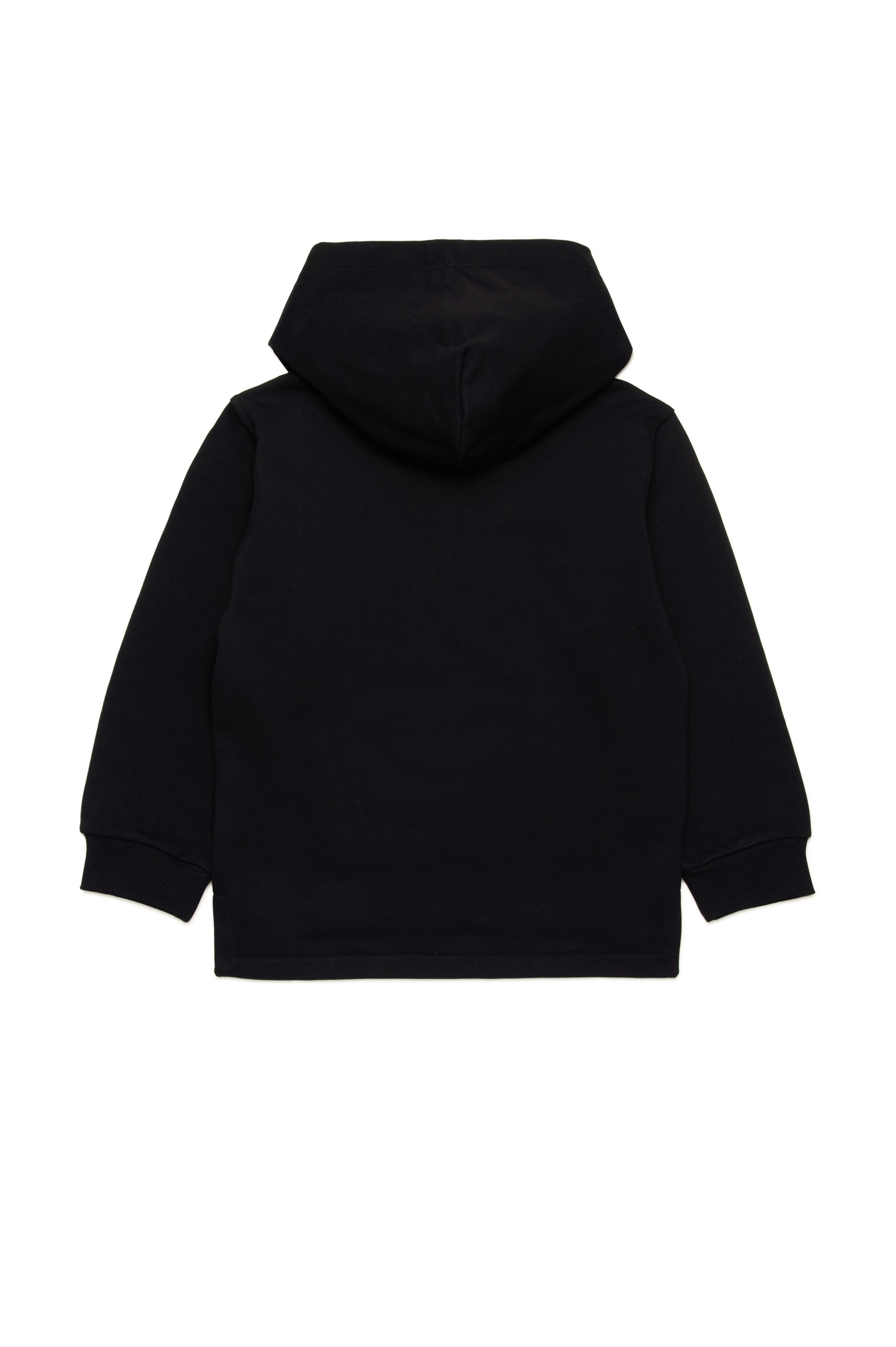 Diesel - SBAXTHOOD OVER, Male's Hoodie with superimposed logos in ブラック - 2