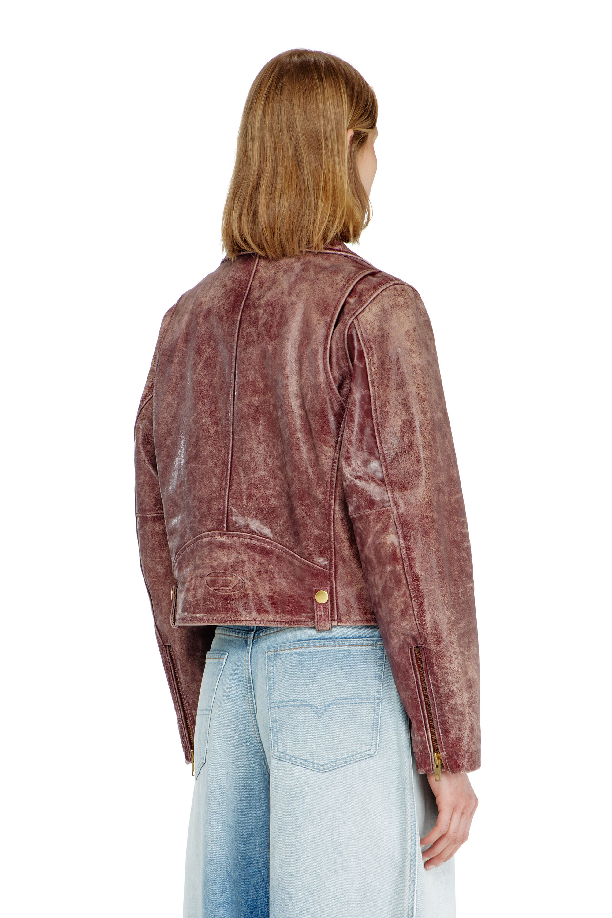 Diesel - L-UNATIC-T1, Female's レザージャケット in null - 4
