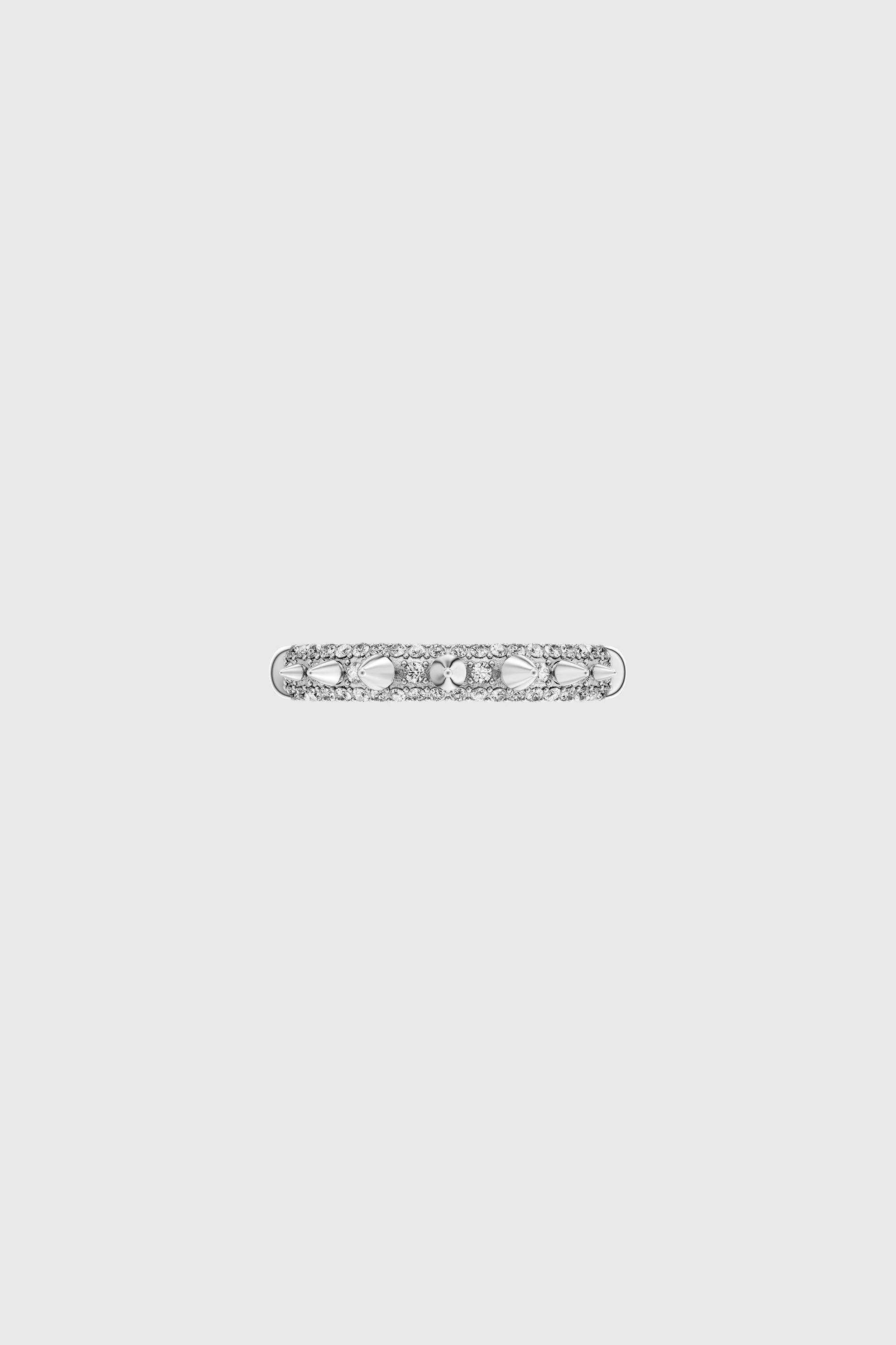 Diesel - DX1729040, Unisex's リング in シルバー - 3