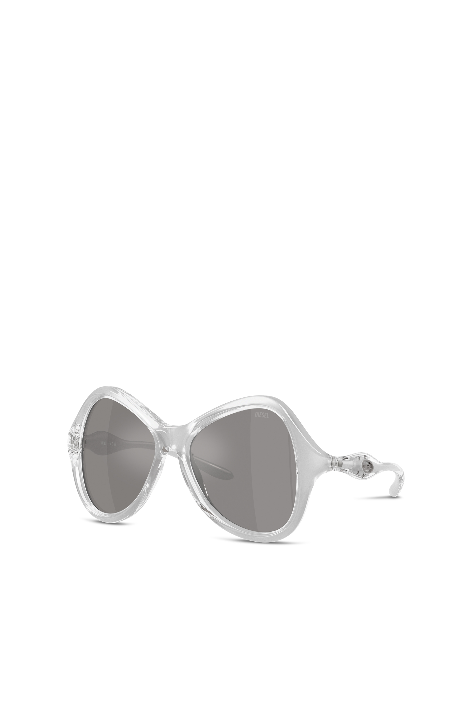 Diesel - 0DL3010U, Unisex's Cat-eye style sunglasses in グレー - 4