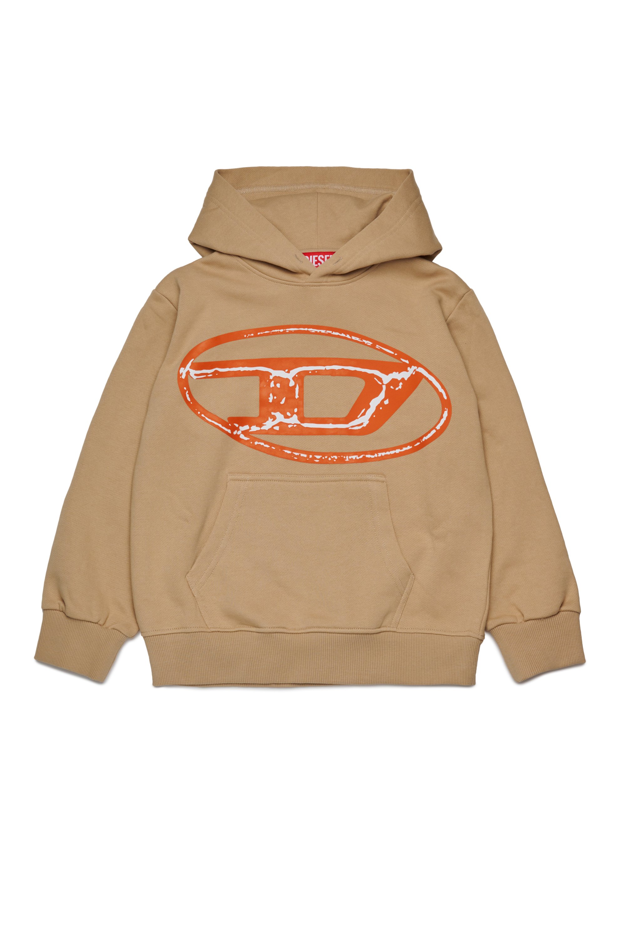 Diesel - SBONNIEHOOD OVER, Male's プルオーバーパーカー in ライトブラウン - 1