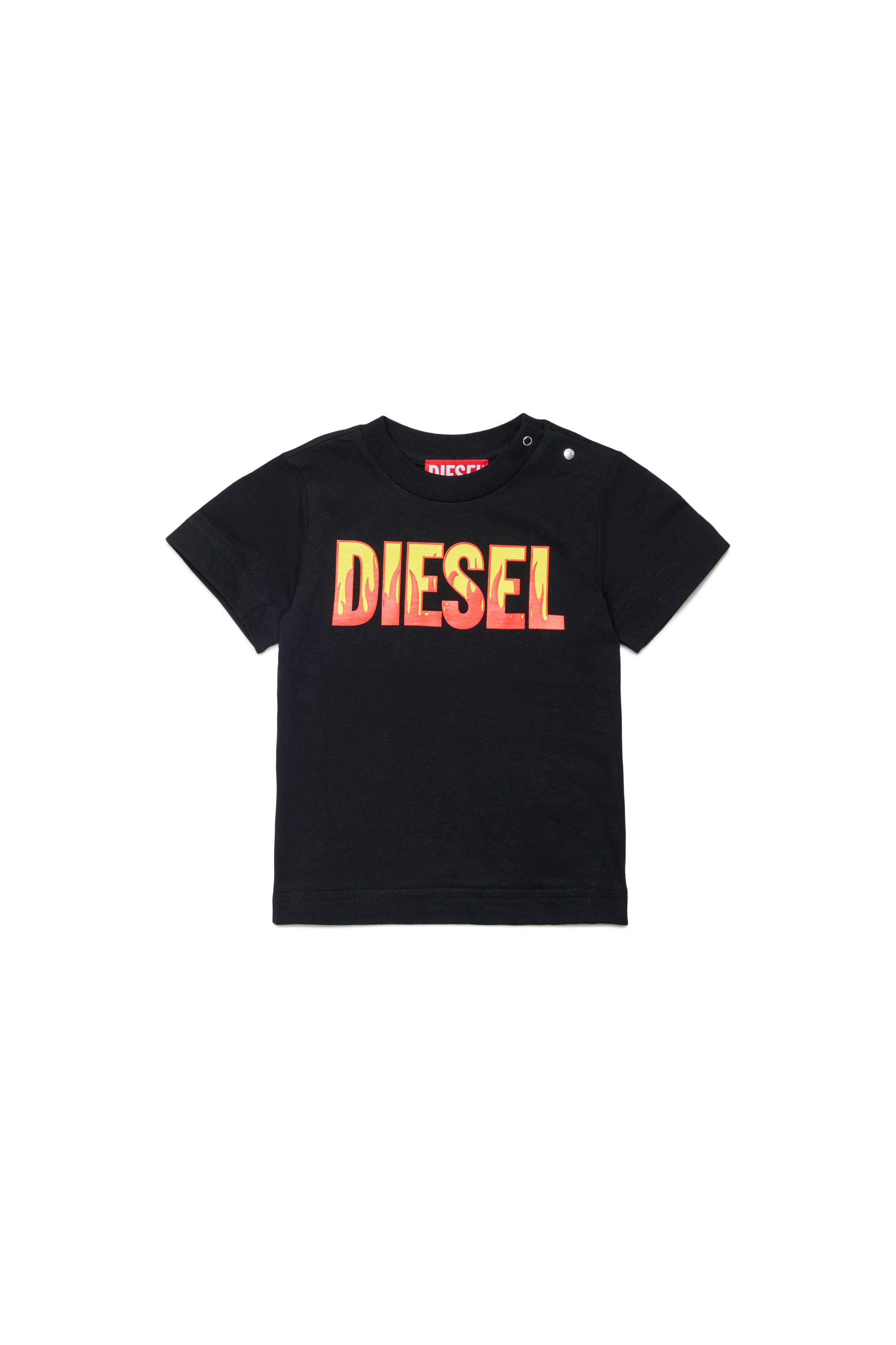Diesel - TDIRB, Male's Tシャツ in ブラック - 1