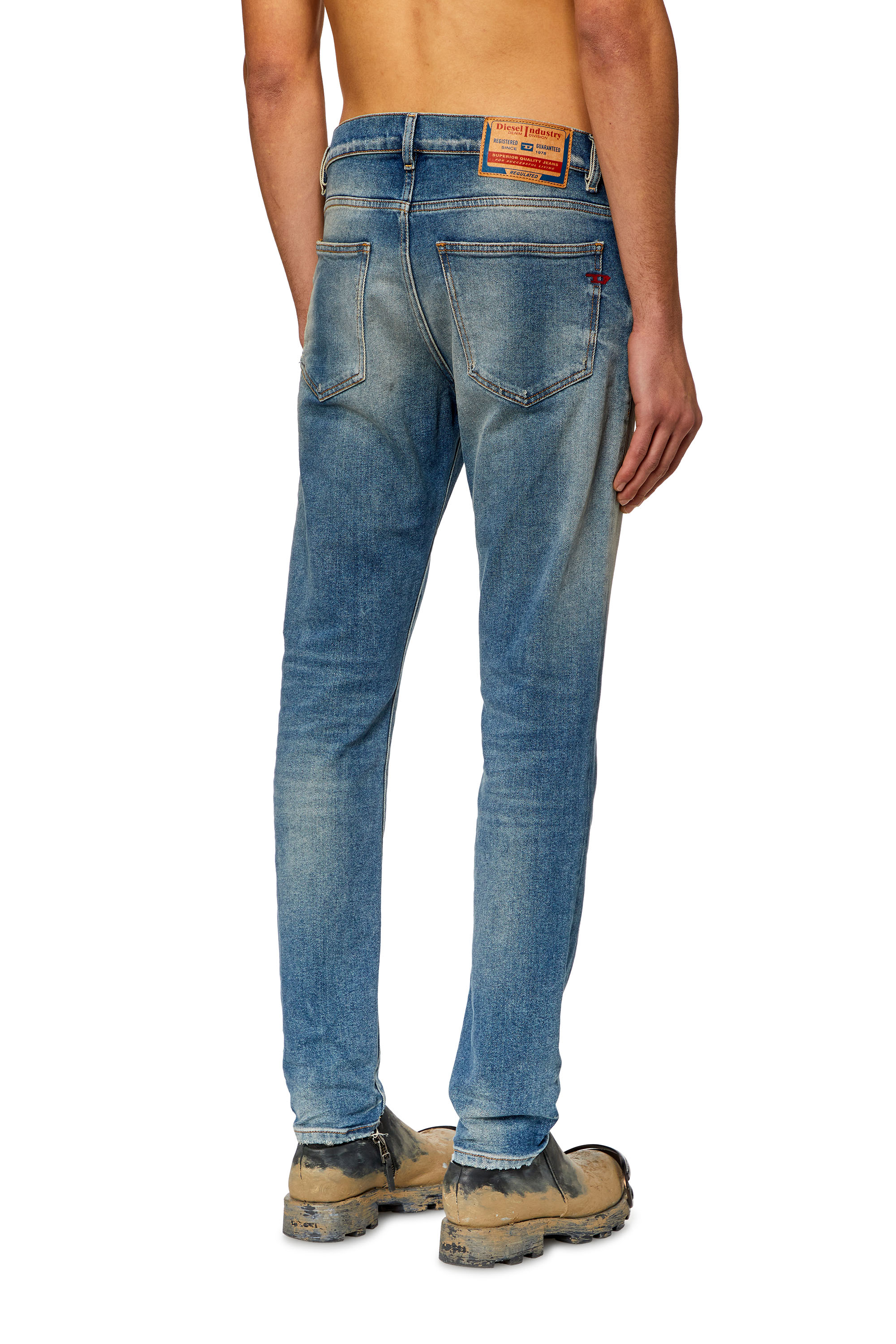 Diesel - Slim Jeans 2019 D-Strukt 09H55, ライトブルー - Image 3