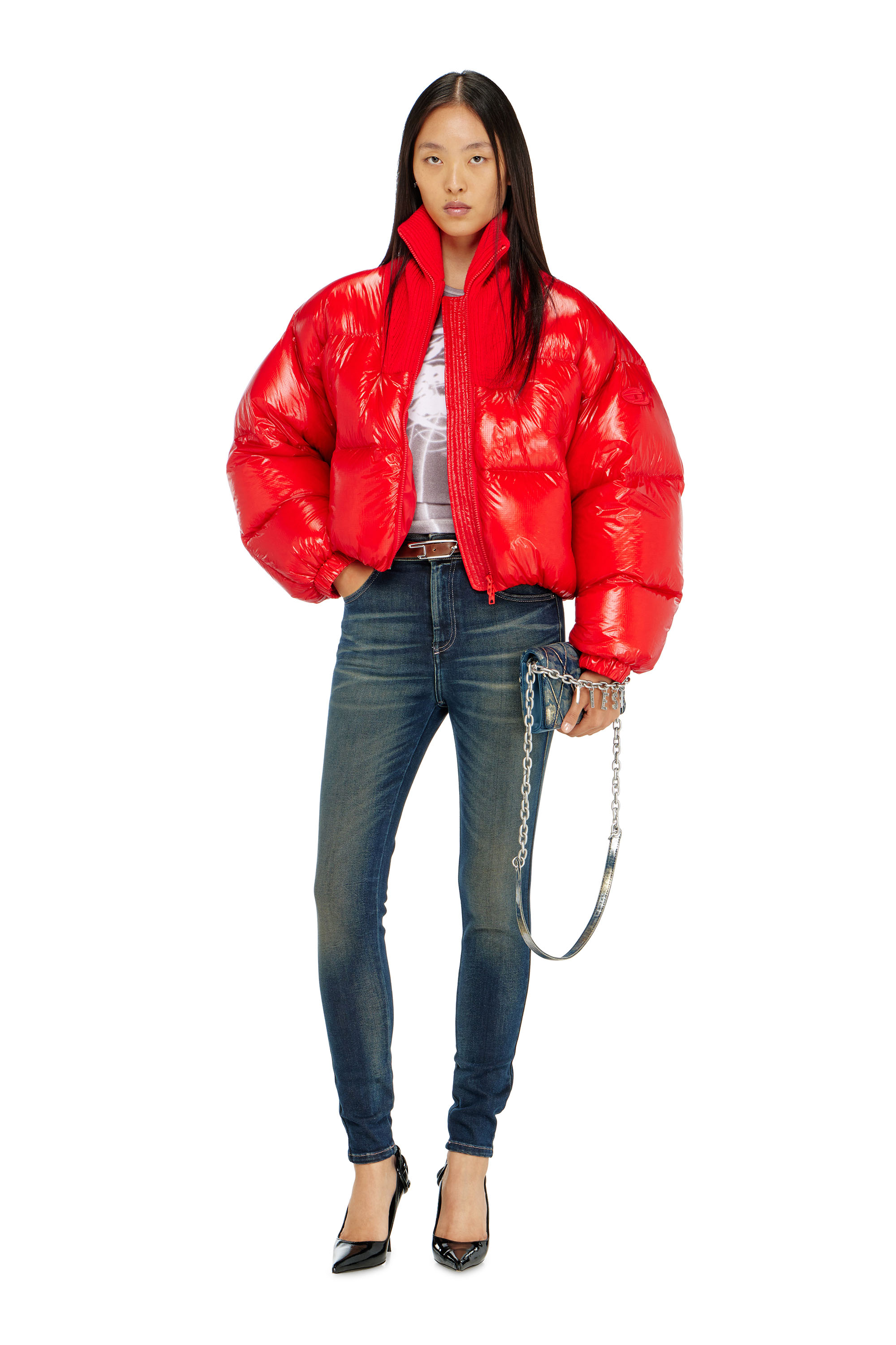 Diesel - Female's Skinny Jeans 1984 Slandy-High 09P40, ダークブルー - 1